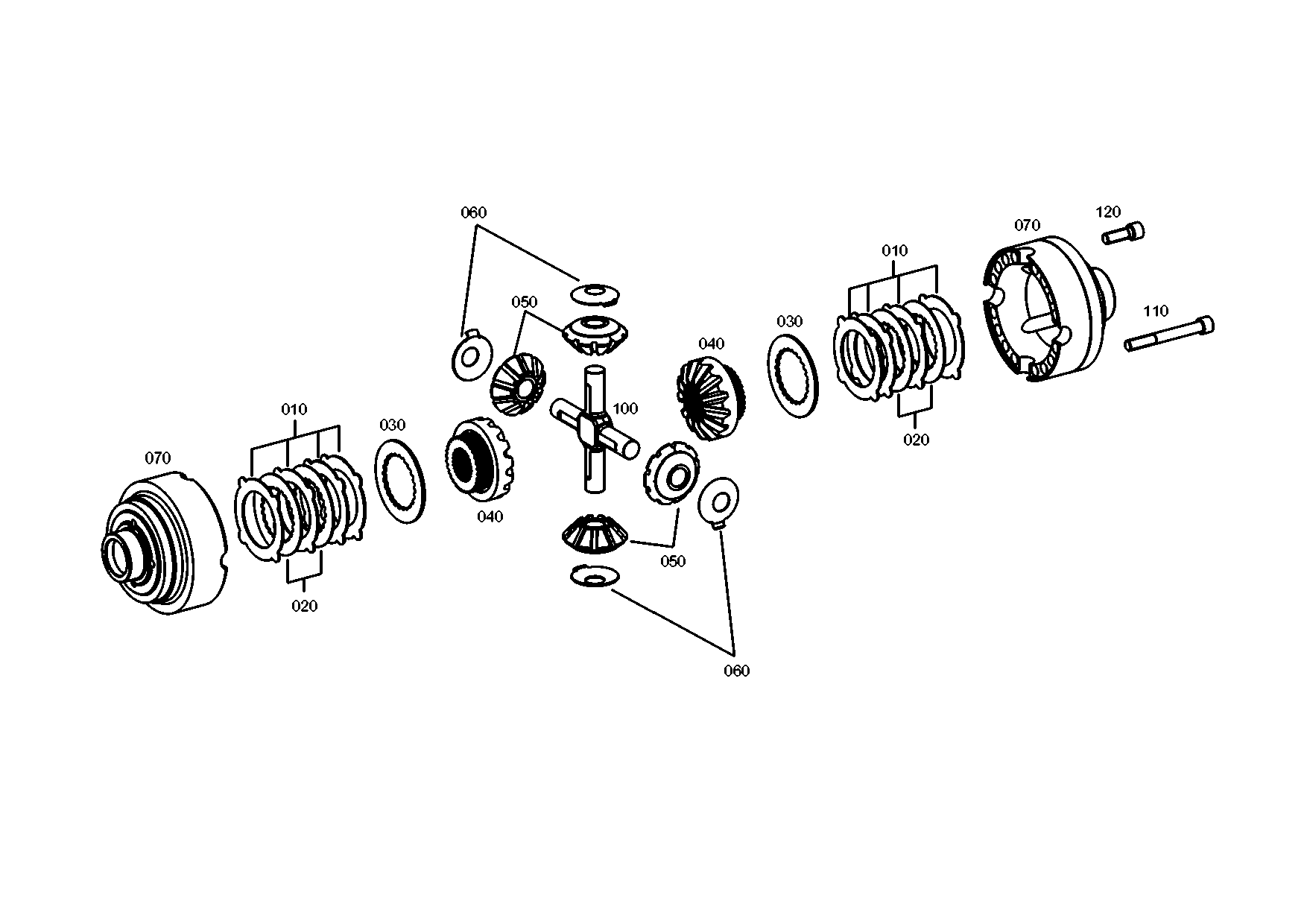 drawing for AGCO F285.300.020.270 - PRESSURE DISC (figure 3)