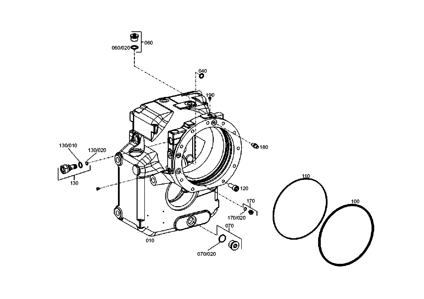 drawing for VOLVO 0052430014 - THROTTLE VALVE (figure 1)