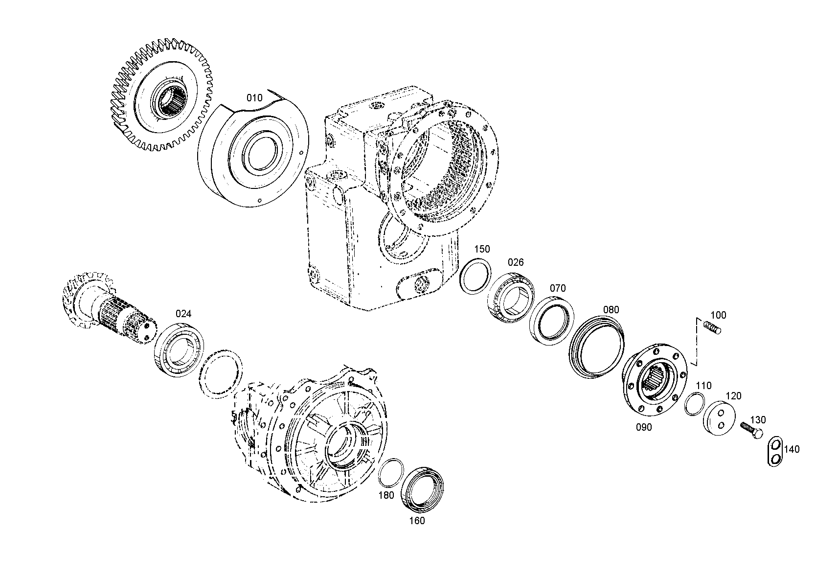 drawing for JOHN DEERE T116867 - O-RING (figure 2)