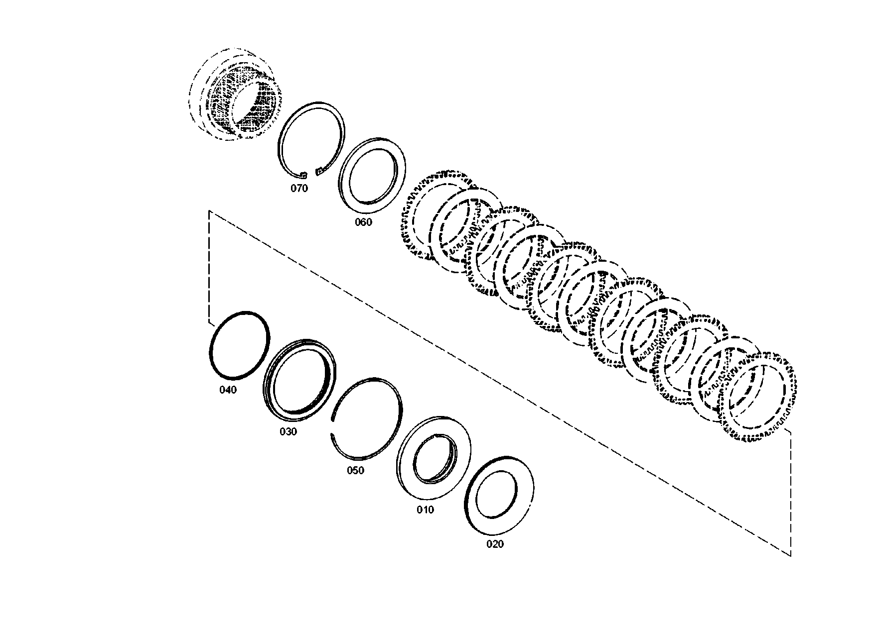 drawing for BUCHER FRANZ GMBH 10219199 - CIRCLIP (figure 3)