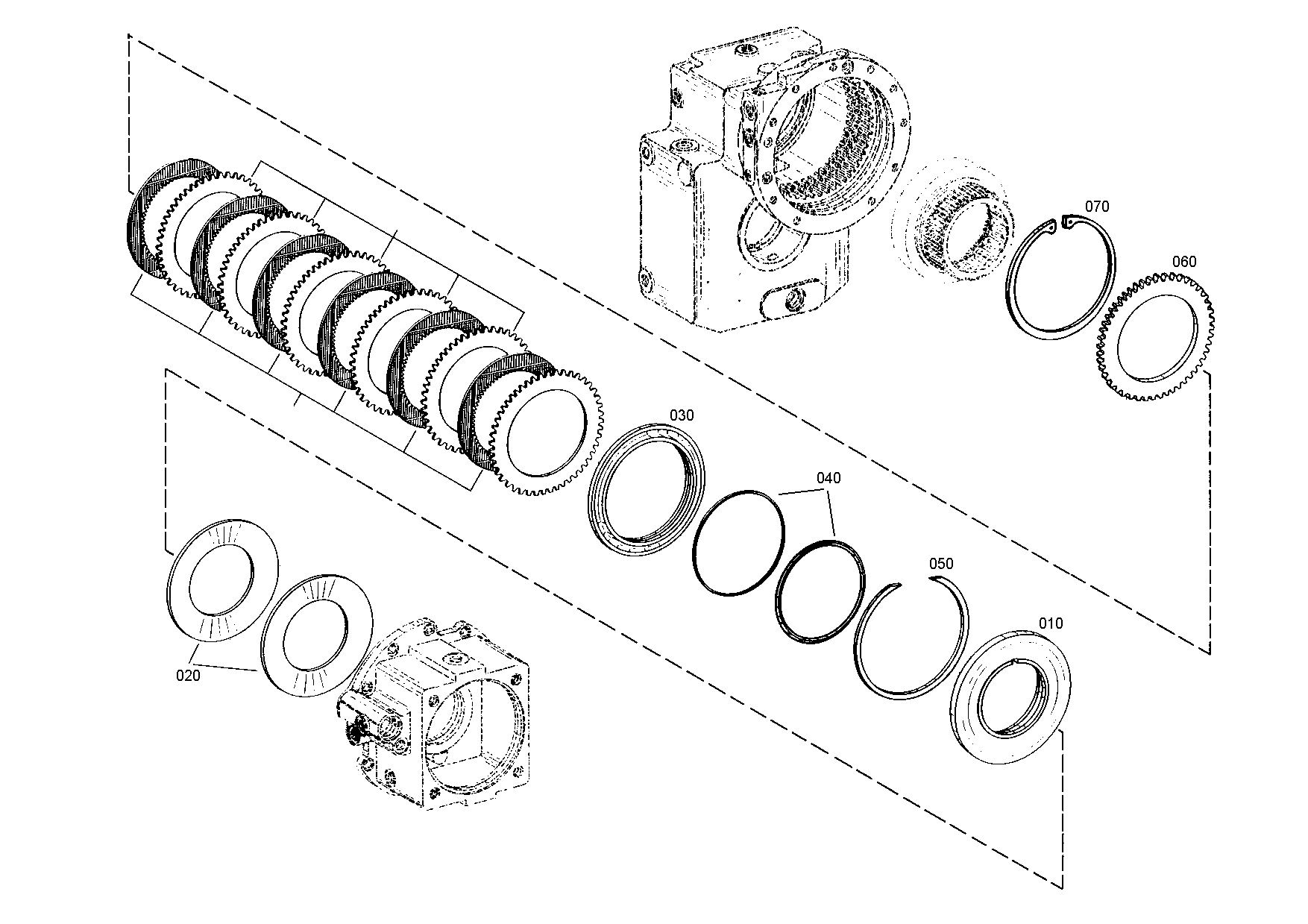 drawing for JOHN DEERE AT322025 - GASKET (figure 4)
