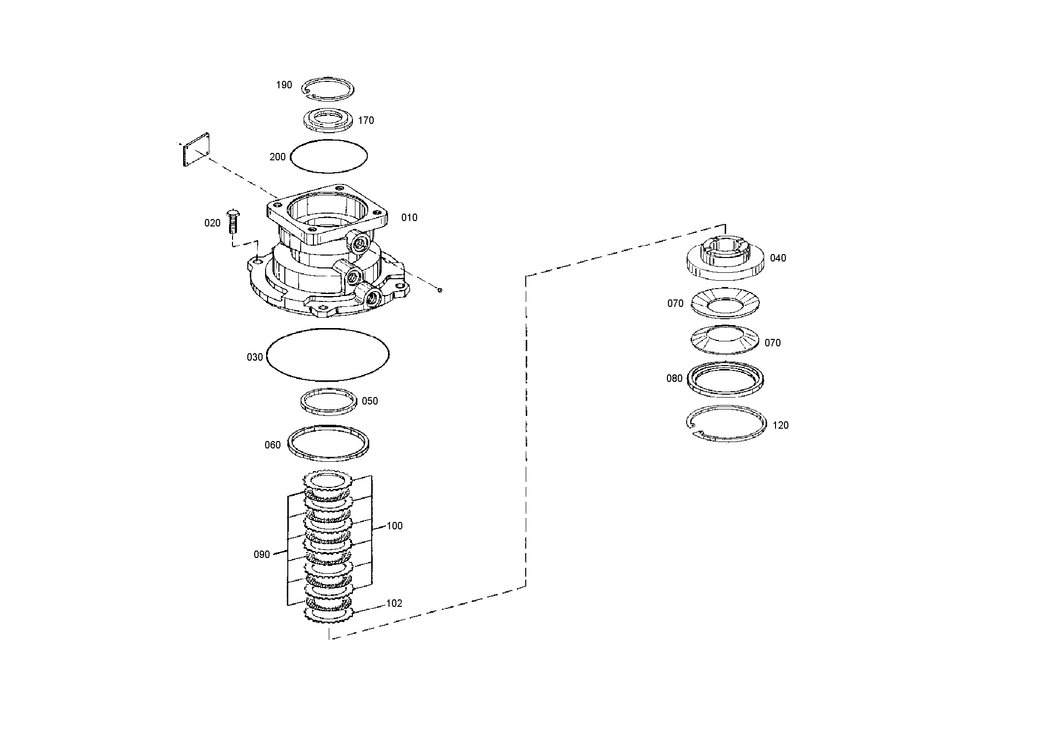 drawing for HITACHI 7010404 - O-RING (figure 1)