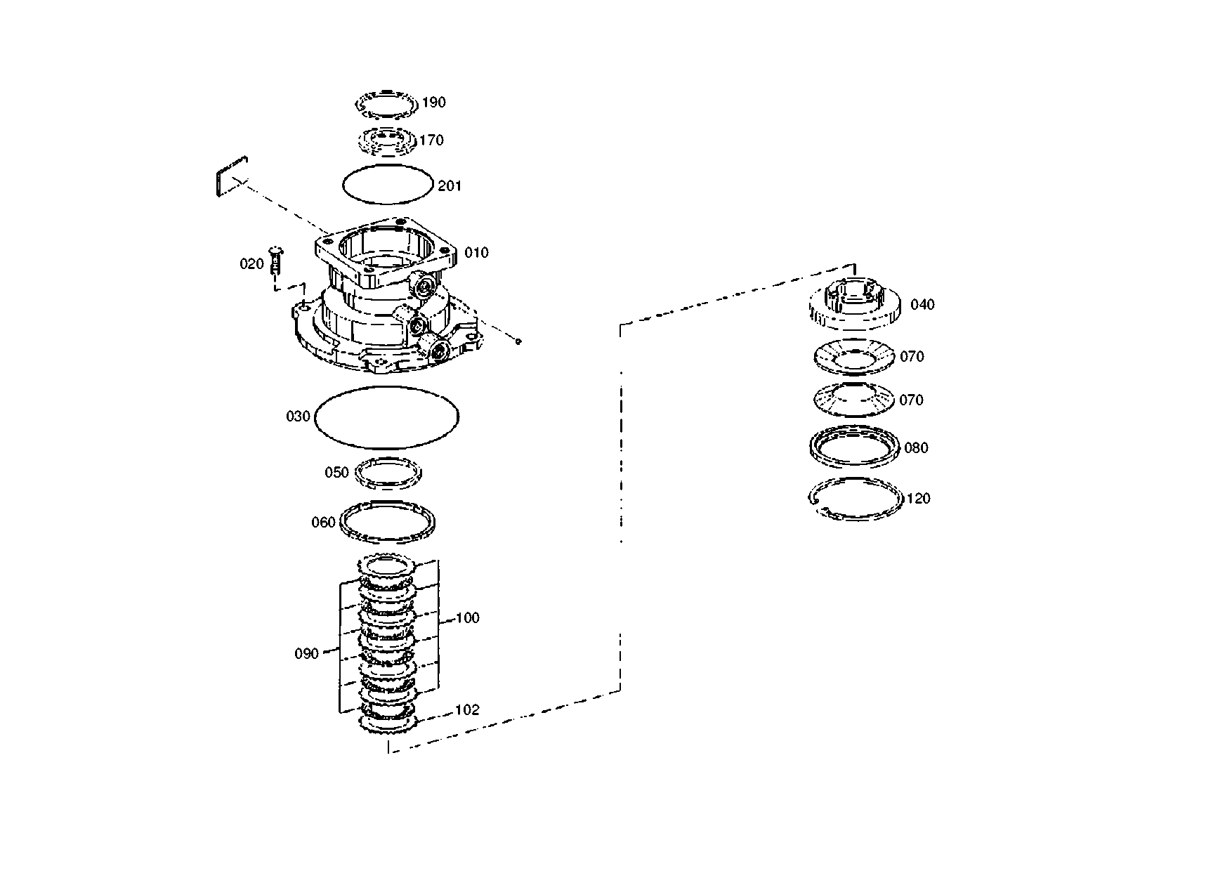 drawing for HITACHI 7010404 - O-RING (figure 3)