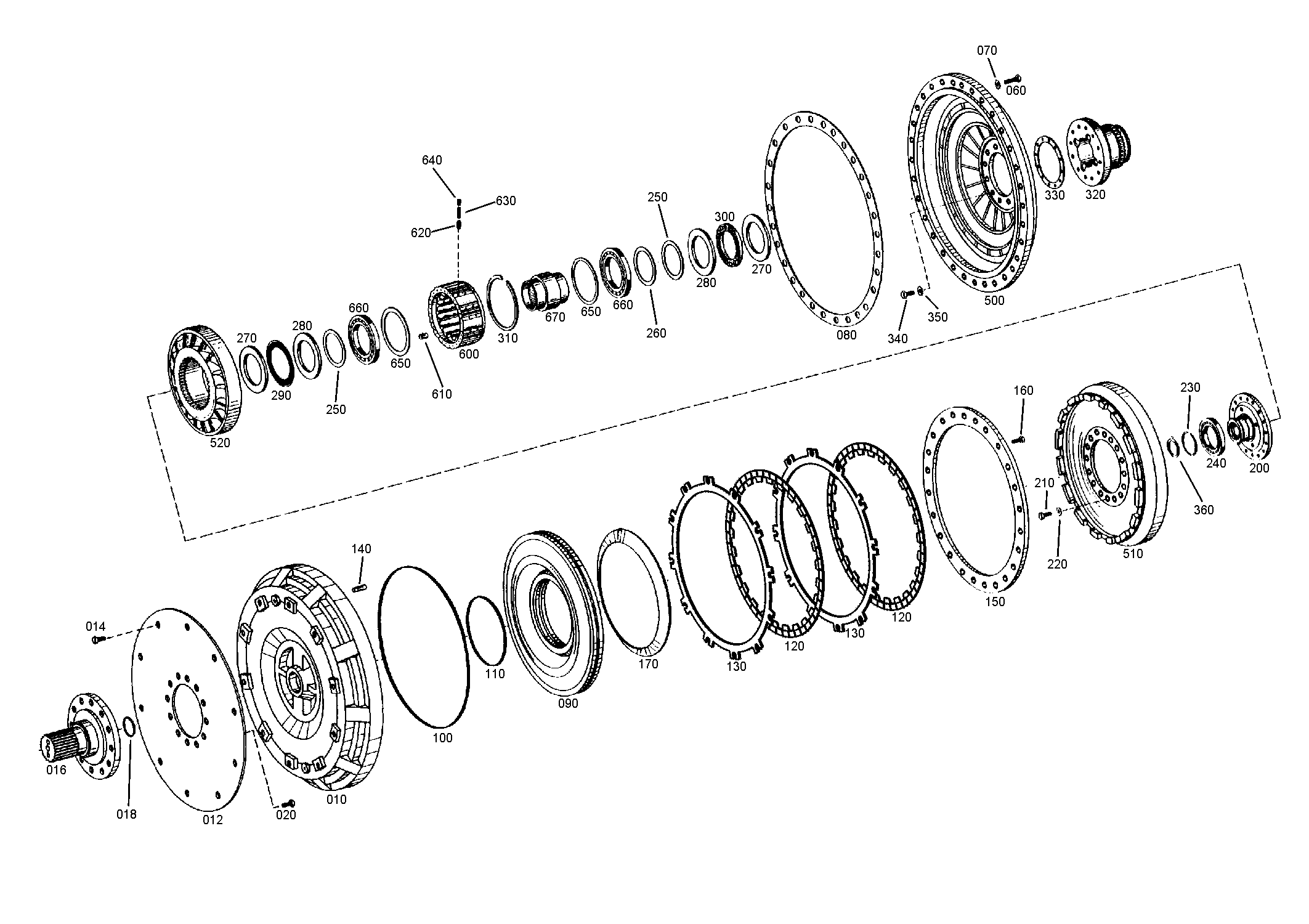 drawing for DOOSAN 252014 - OUTPUT SHAFT (figure 3)