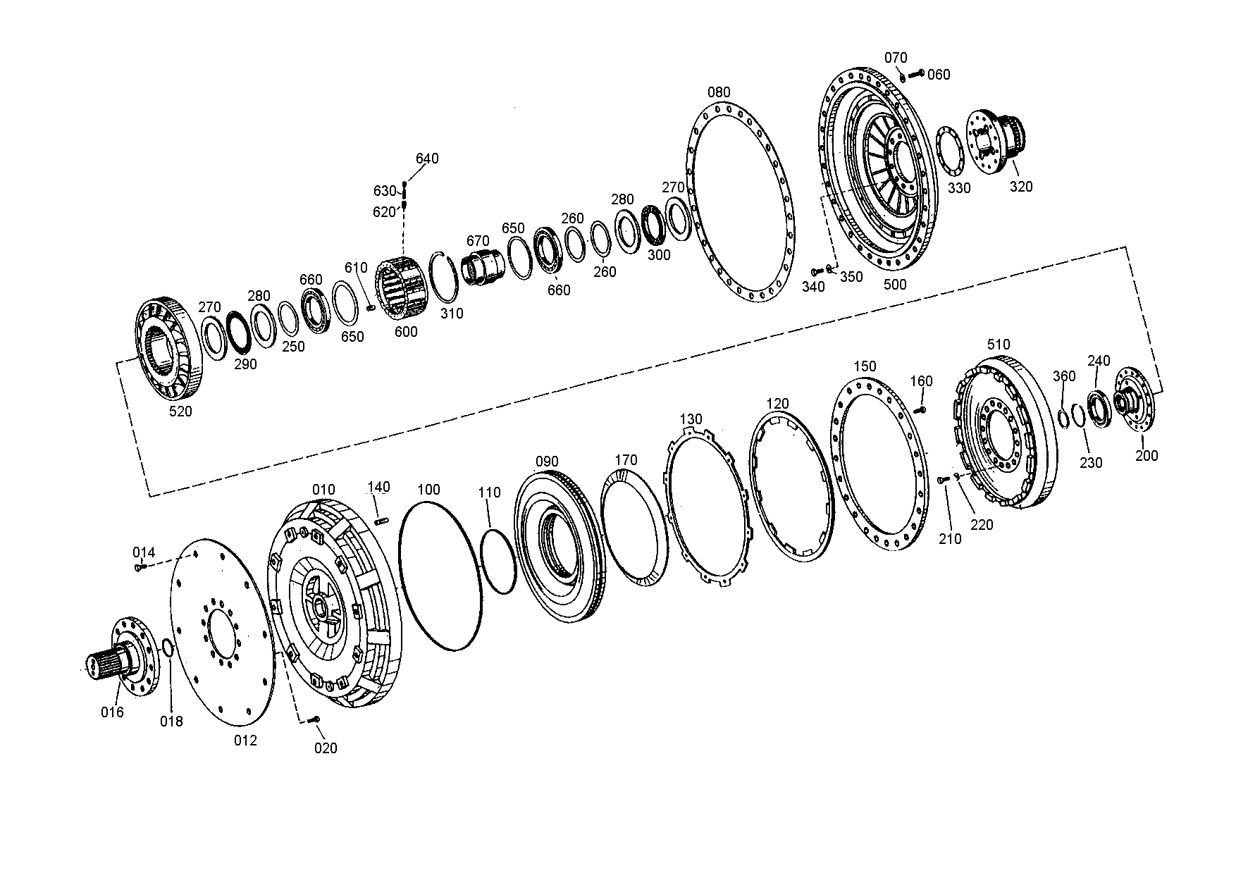 drawing for DOOSAN 252014 - OUTPUT SHAFT (figure 5)