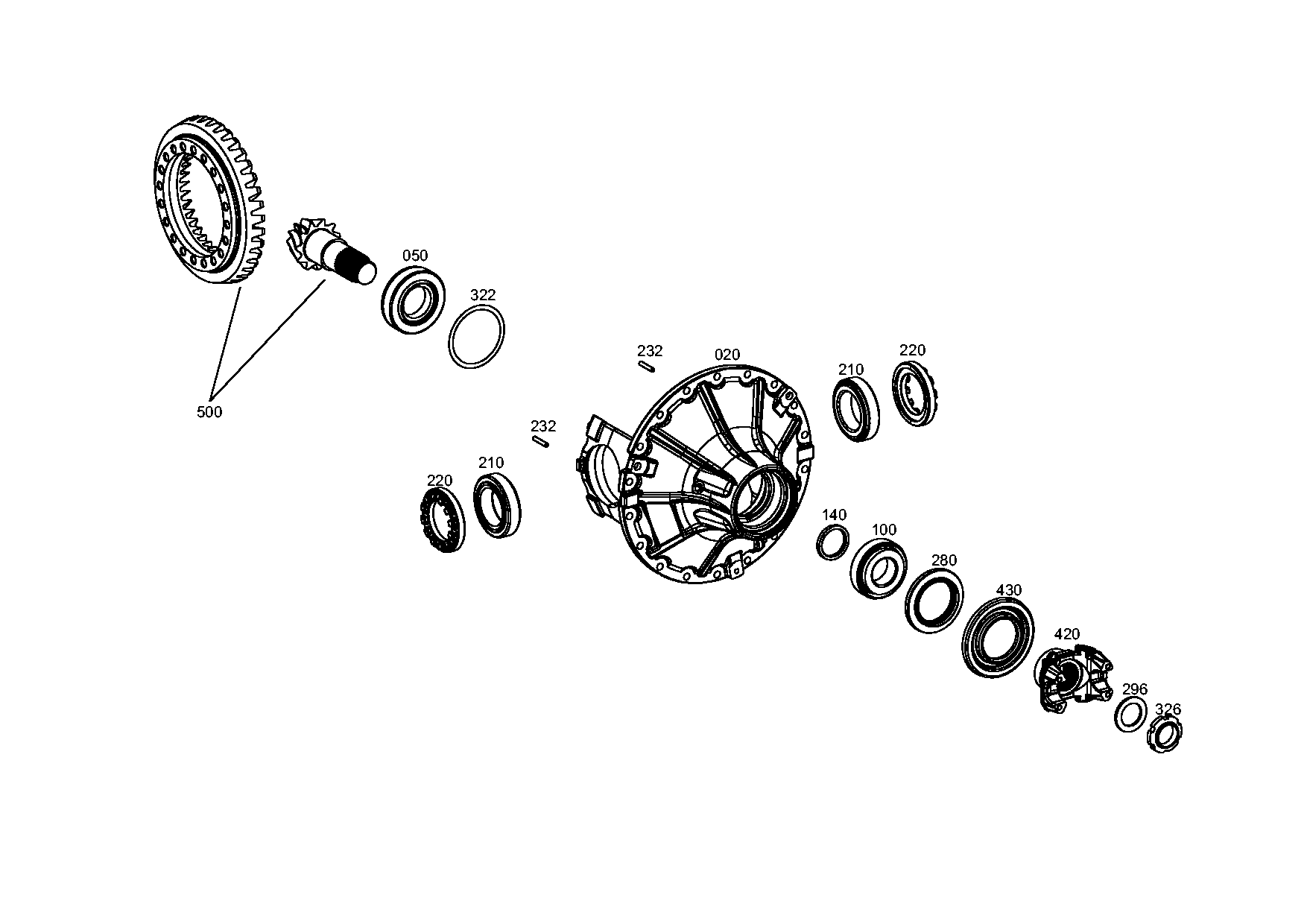 drawing for JOHN DEERE AT255532 - SPACER RING (figure 1)