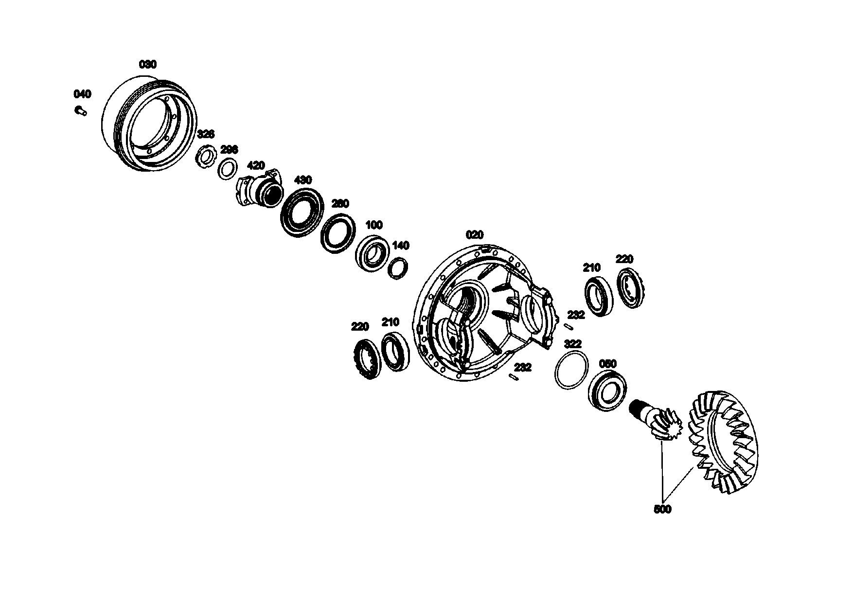 drawing for DOOSAN K9000276 - INPUT FLANGE (figure 3)