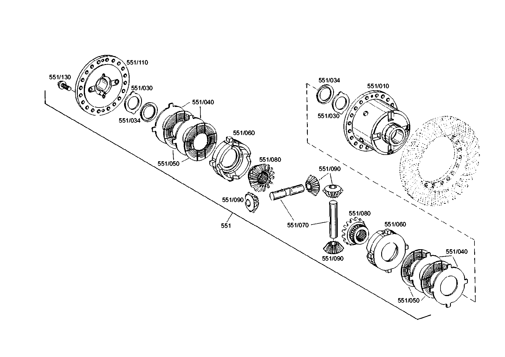 drawing for AGCO V35096500 - WASHER (figure 4)