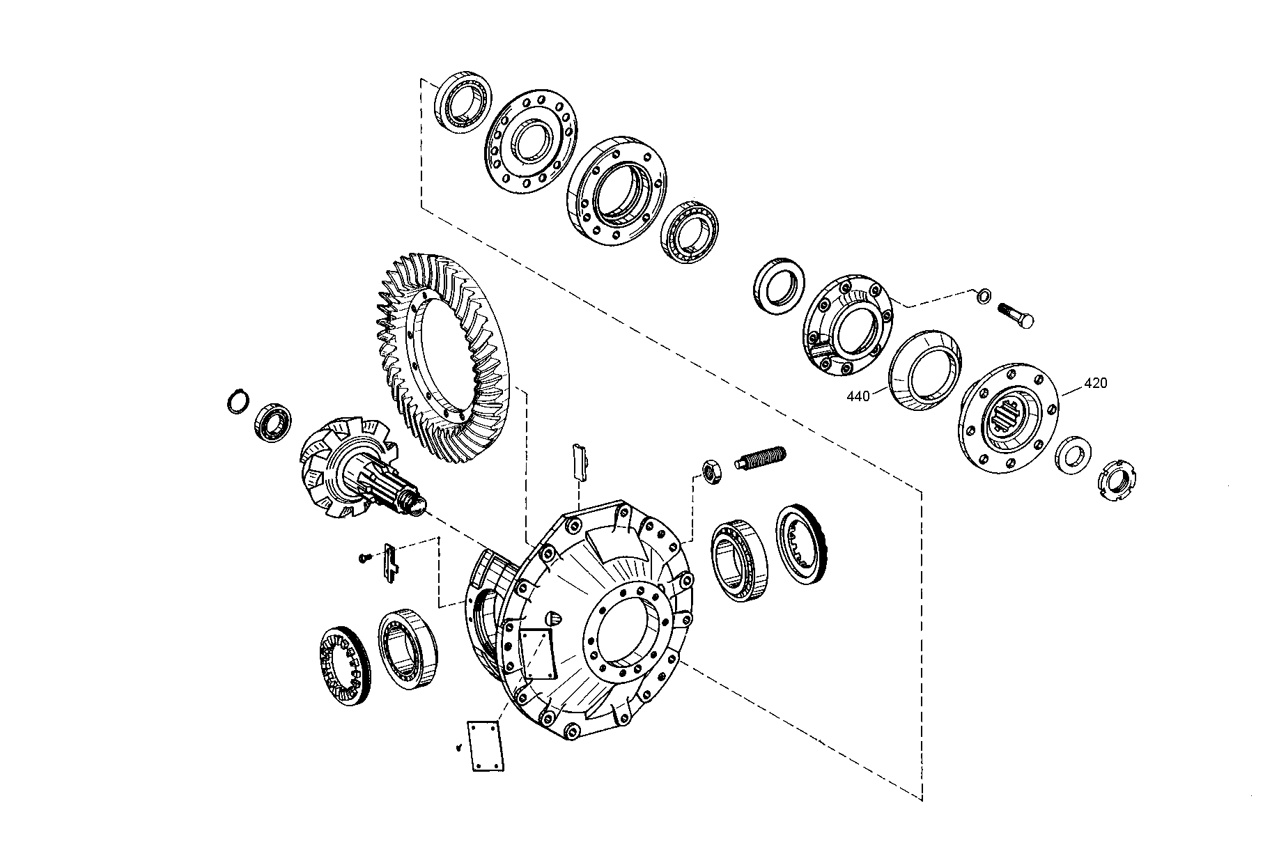 drawing for EVOBUS 83219981750 - INPUT FLANGE (figure 3)