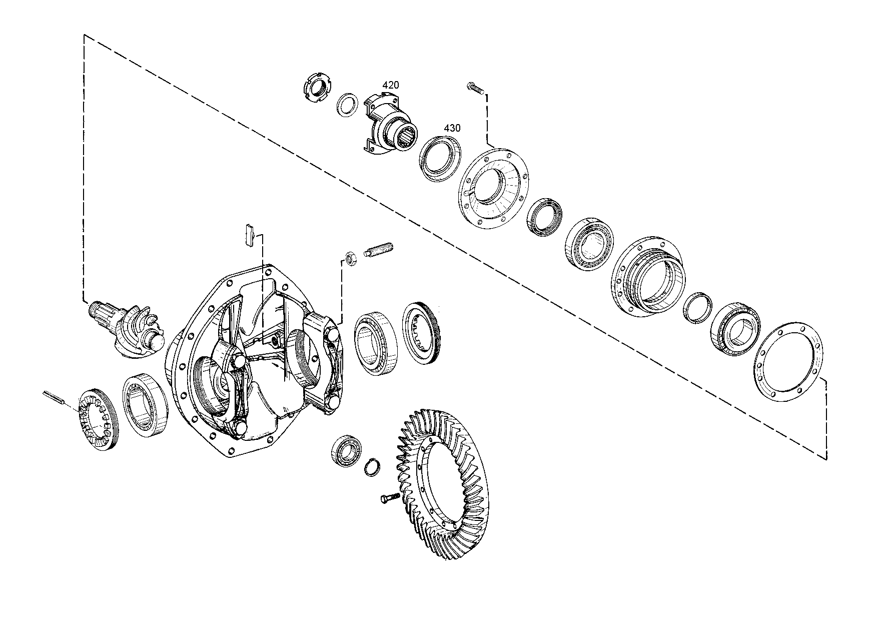 drawing for JOHN DEERE T215979 - DUST PROTECTION (figure 1)