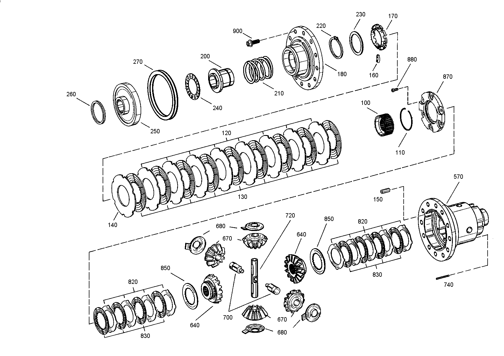 drawing for AGCO V35109200 - FOUR-LIP RING