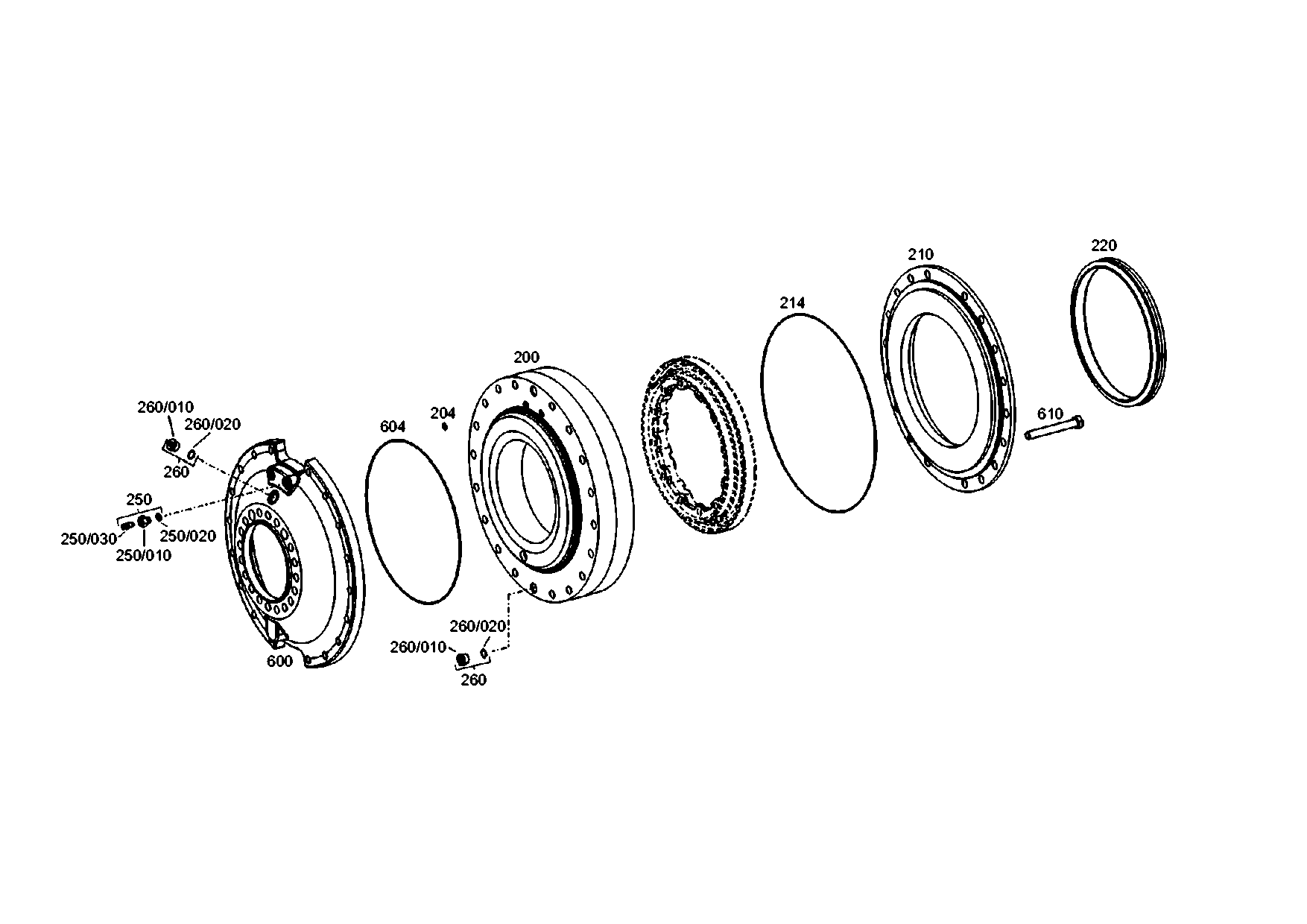 drawing for DOOSAN MX514519 - SEALING HOLDER (figure 2)
