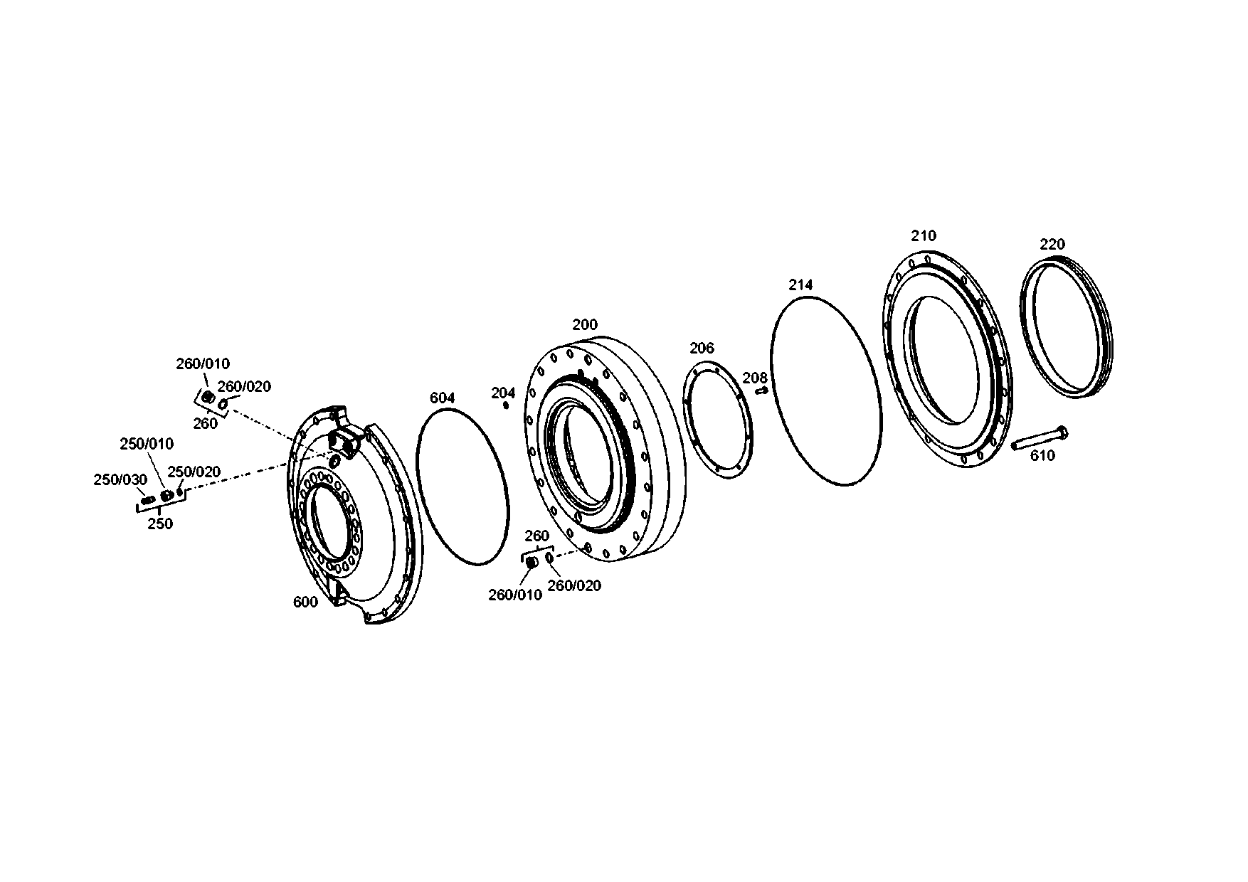 drawing for DOOSAN 523005 - O-RING (figure 4)