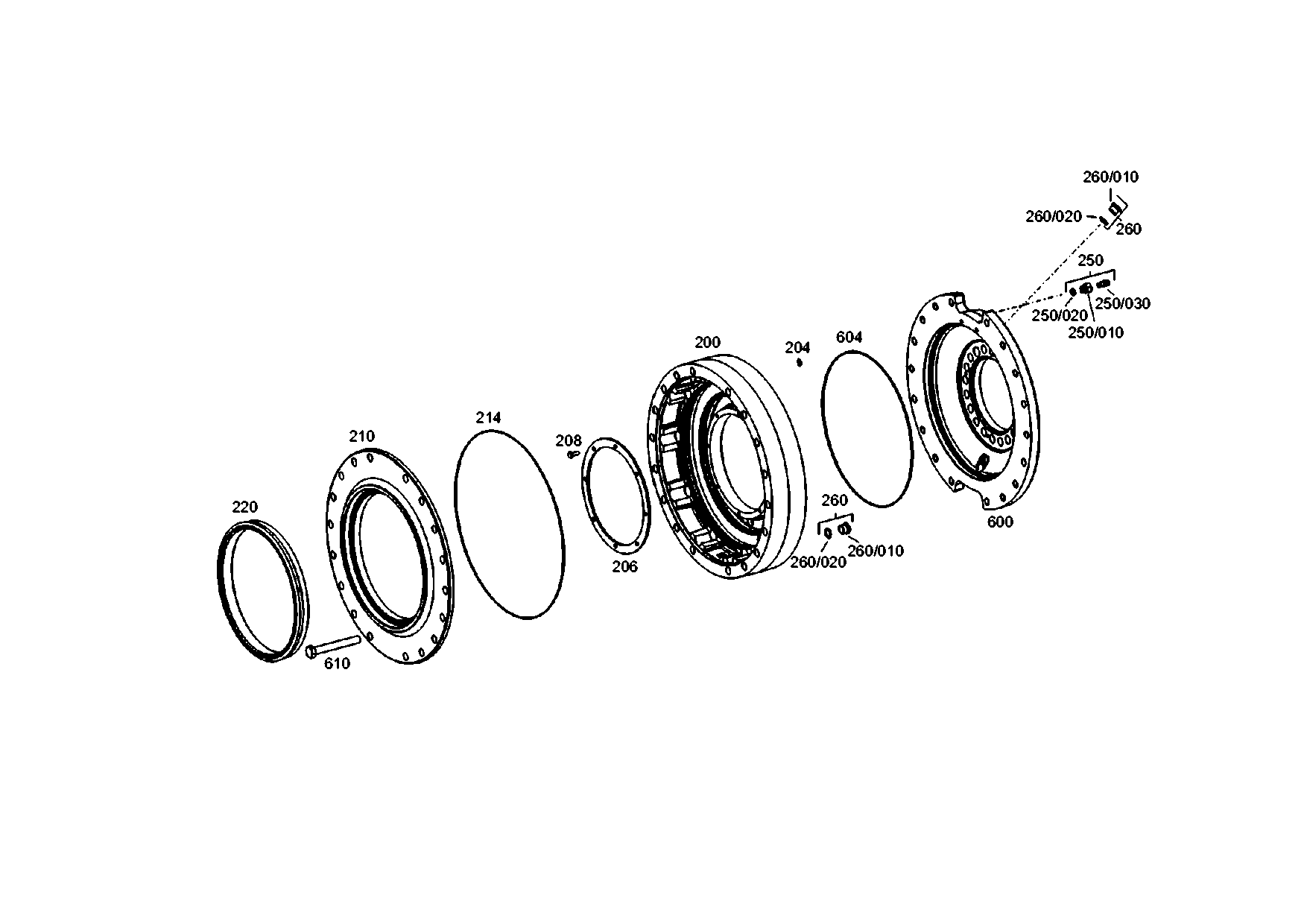 drawing for DOOSAN 523005 - O-RING (figure 5)