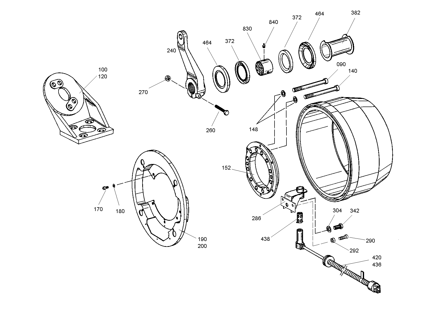 drawing for CNH NEW HOLLAND L125629 - HEXAGON NUT (figure 3)