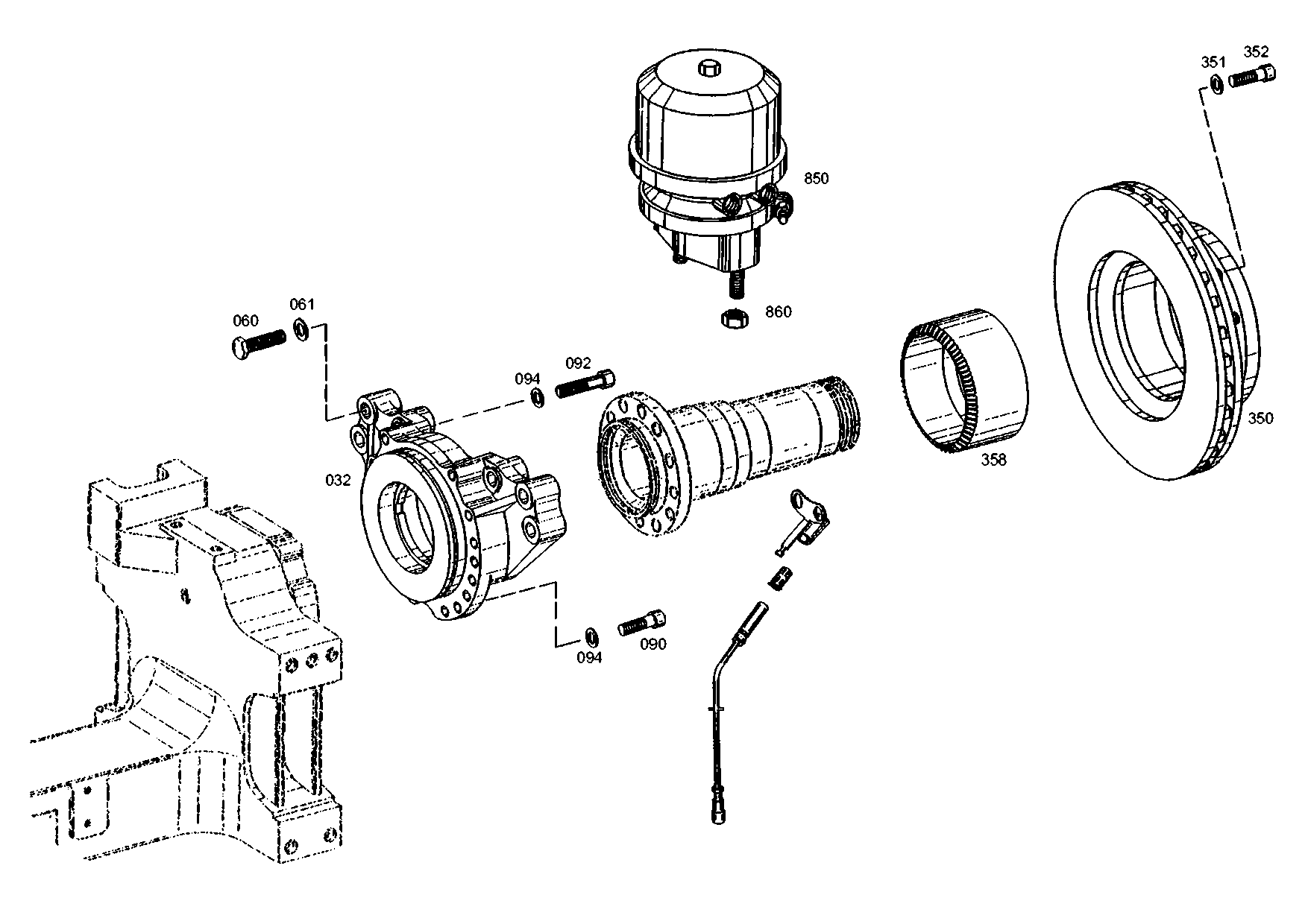 drawing for PETER RENZ SP. Z O. O. 14011853 - DISC BRAKE (figure 3)