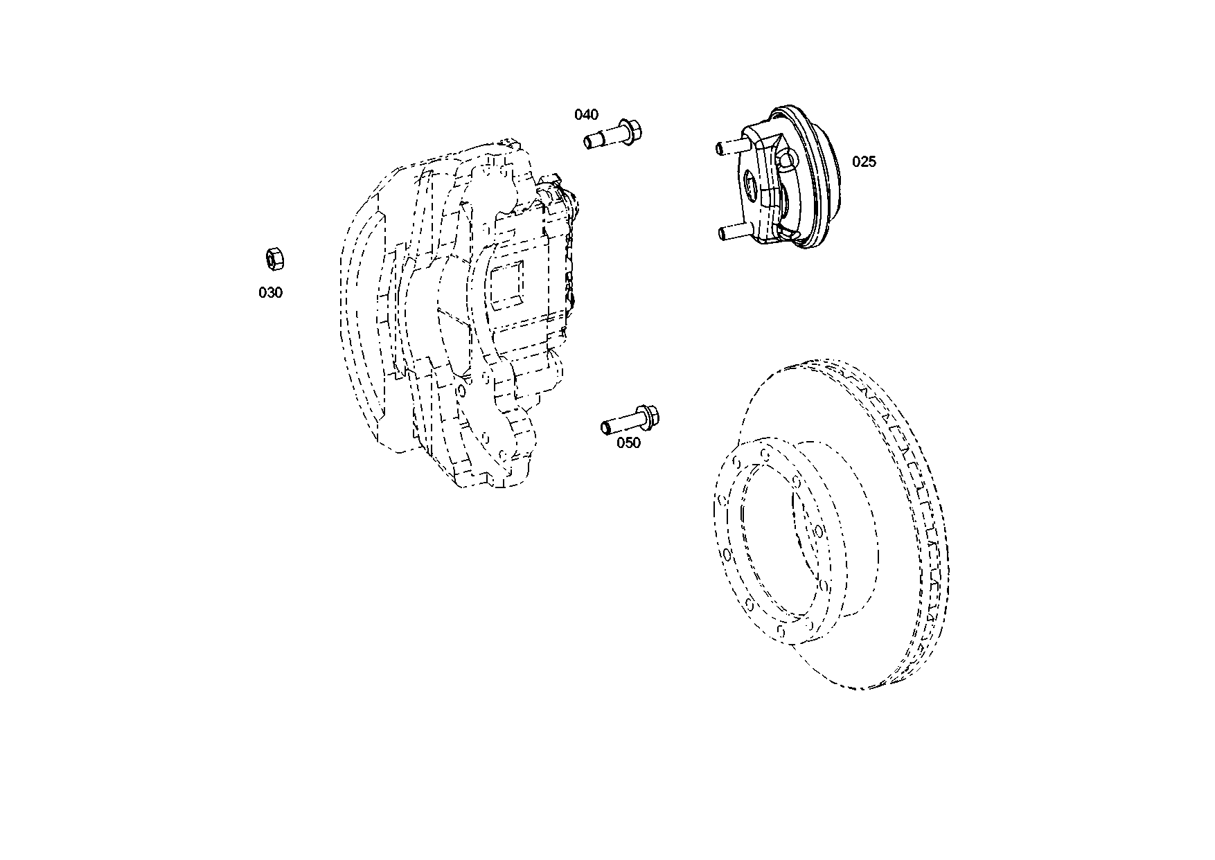 drawing for IRIZAR A 629 420 00 24 - BRAKE CYLINDER (figure 3)