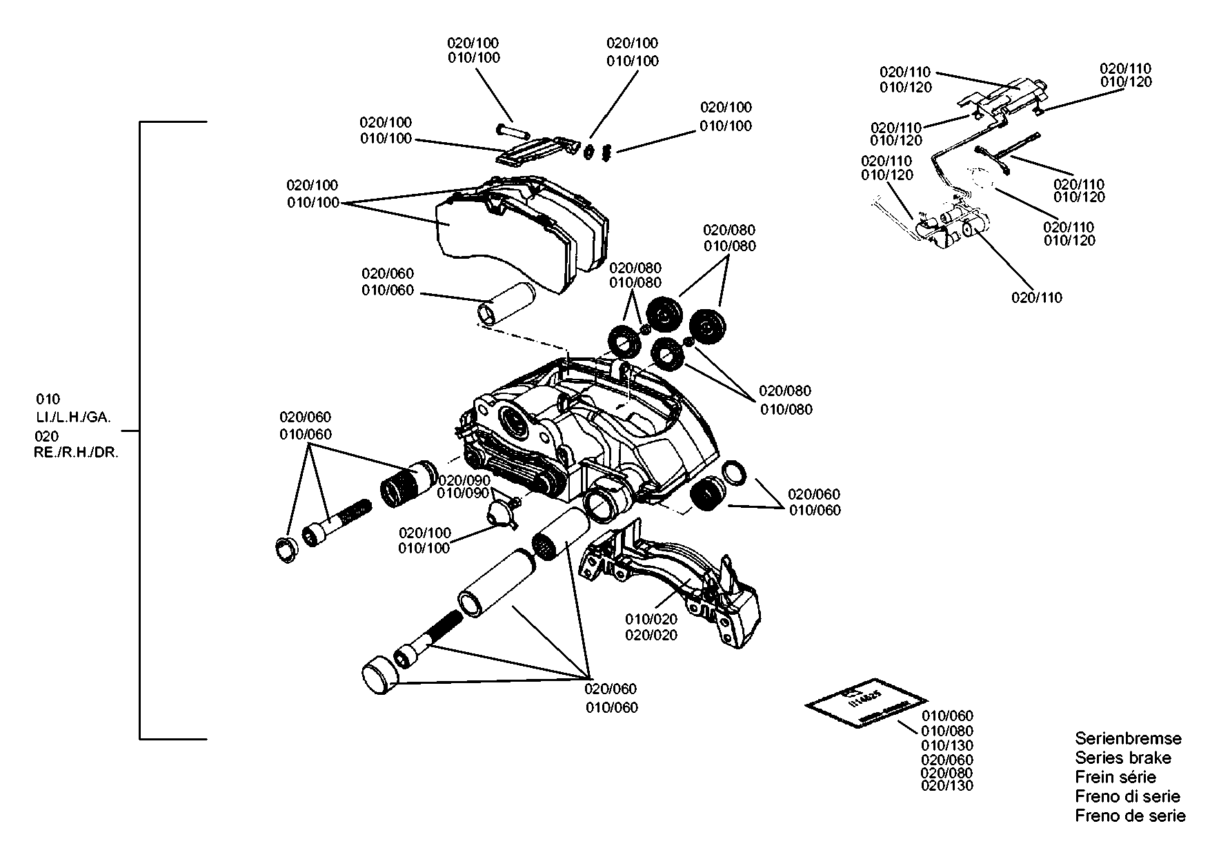 drawing for MAN 36.50800-6008 - DISC BRAKE (figure 2)