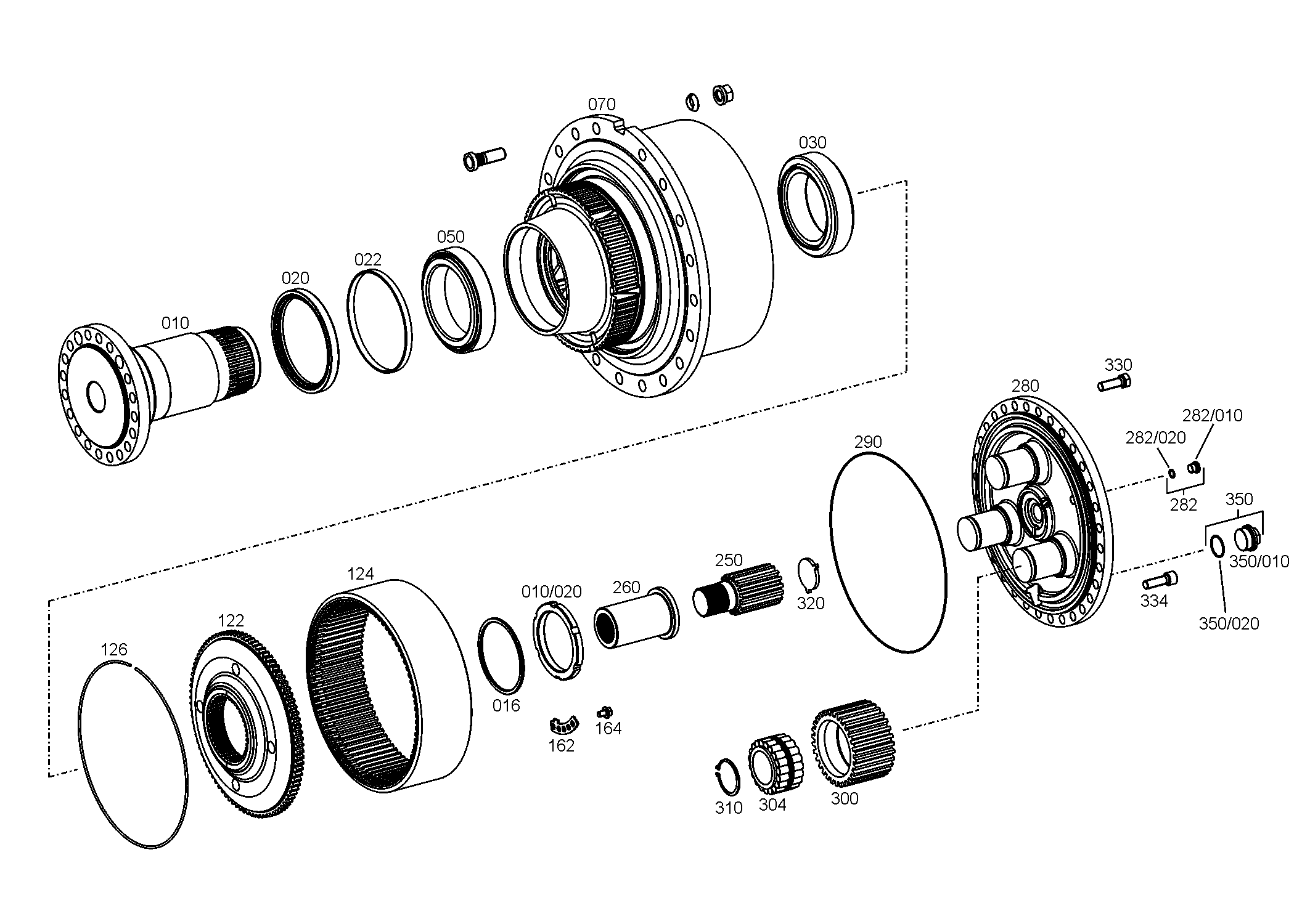 drawing for DOOSAN 153521 - PLANET CARRIER (figure 1)