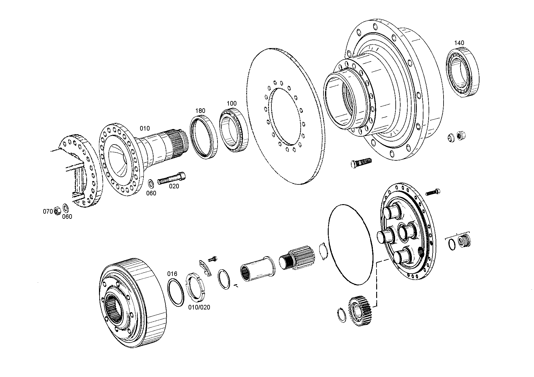 drawing for AGCO 35003300 - TAPERED ROLLER BEARING