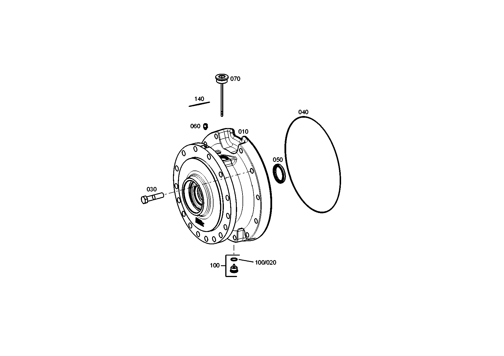 drawing for CNH NEW HOLLAND 8603674 - O-RING (figure 1)