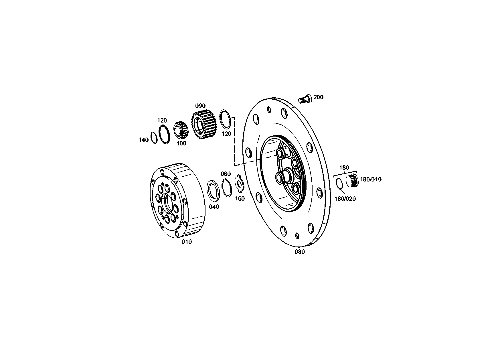 drawing for AGCO 31064300 - THRUST WASHER