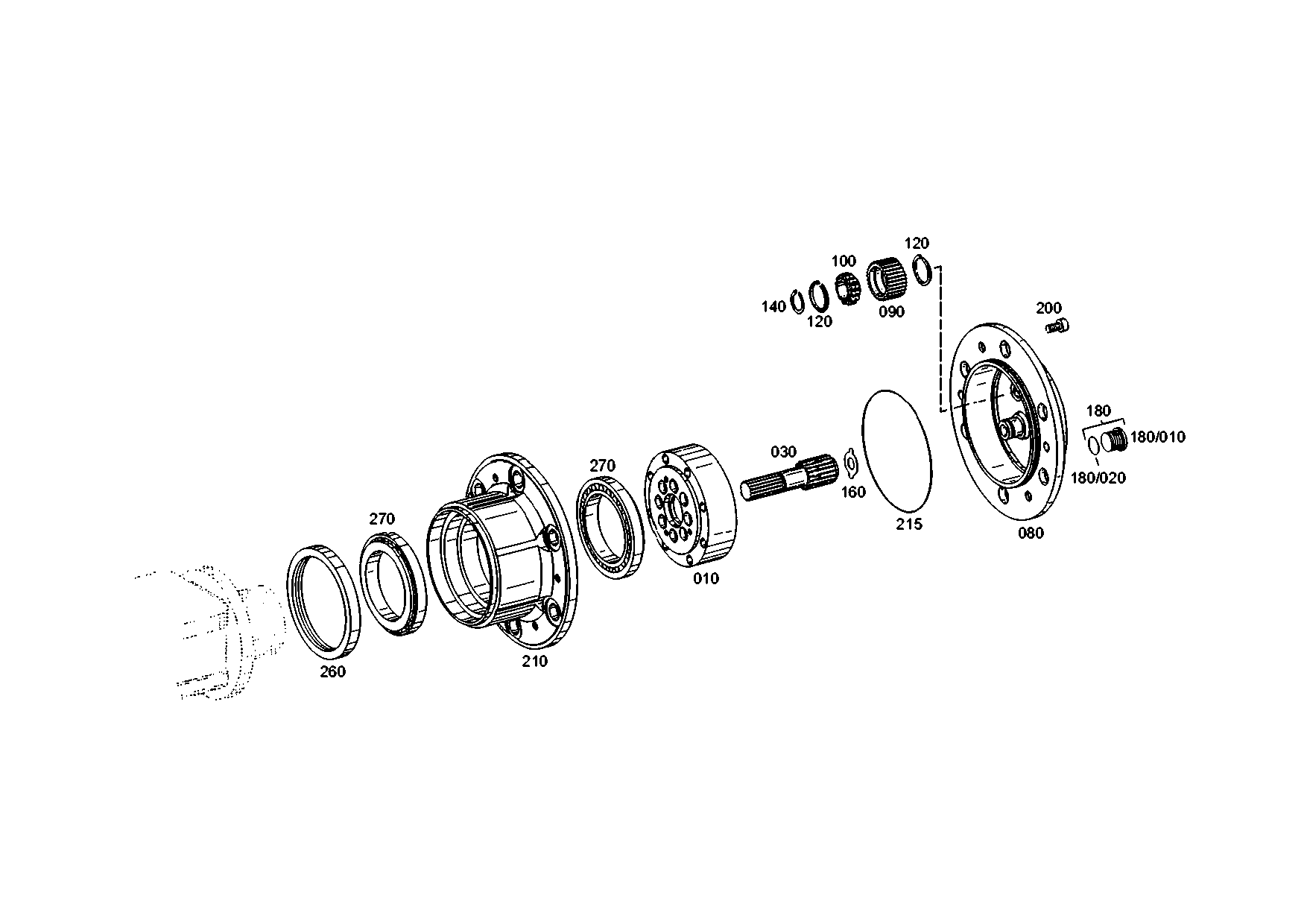 drawing for VOLVO ZM 2910139 - HUB (figure 3)