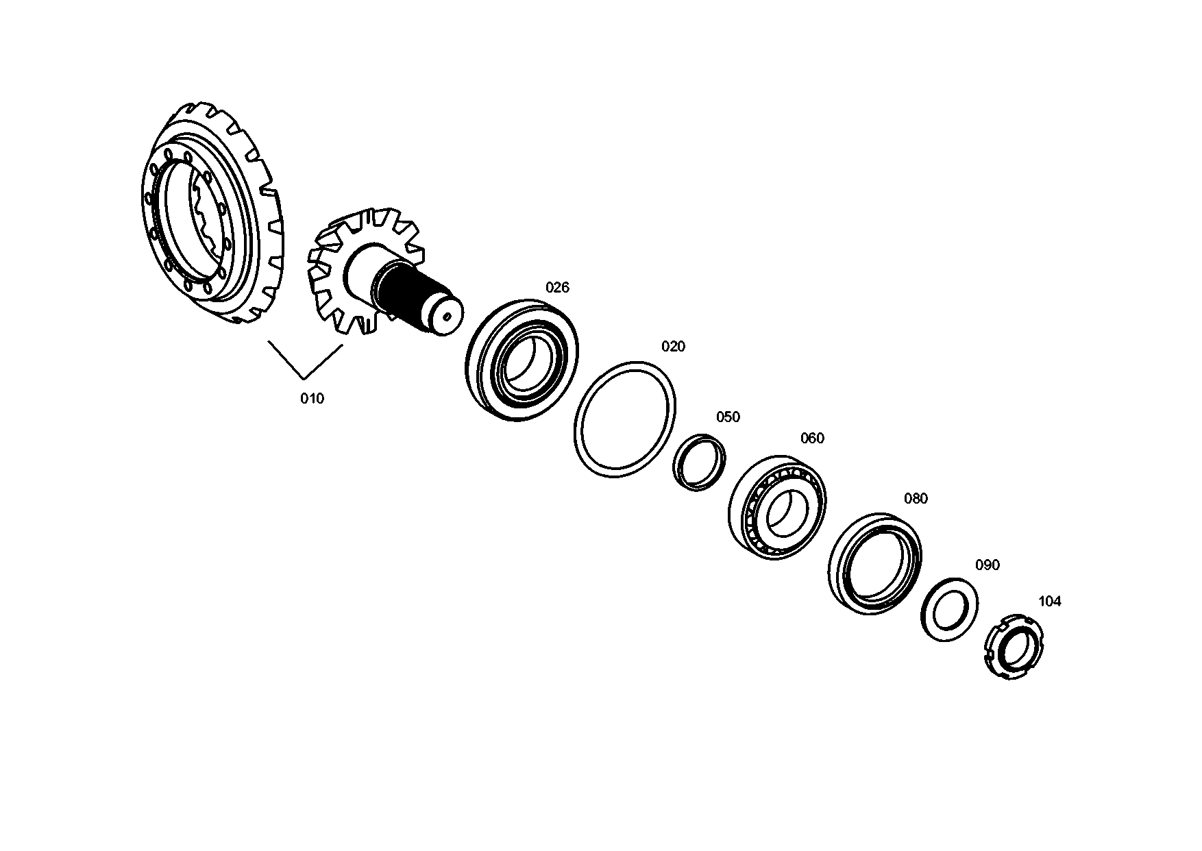 drawing for EVOBUS A0013533551 - RING (figure 4)
