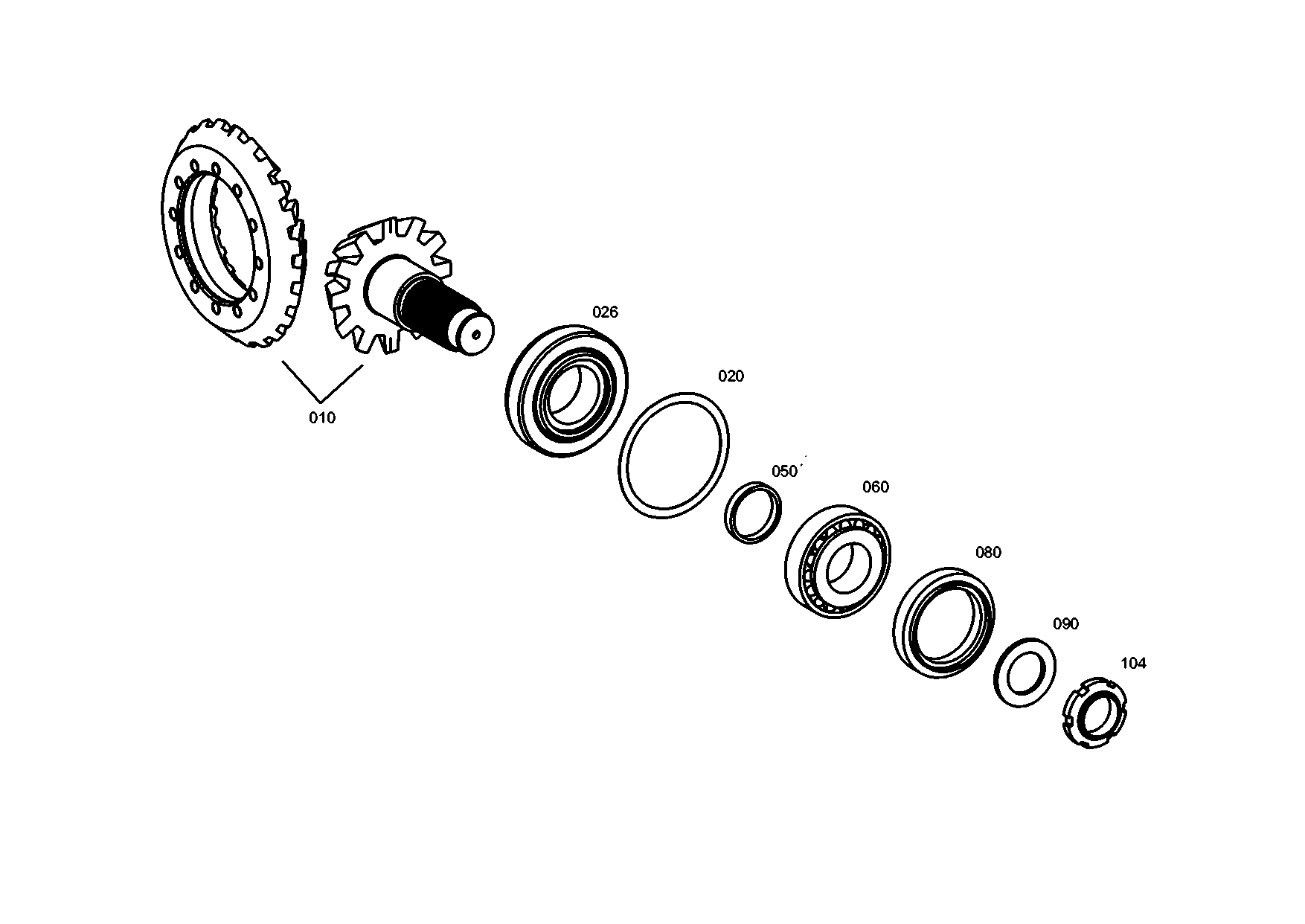 drawing for EVOBUS A0013534351 - RING (figure 5)
