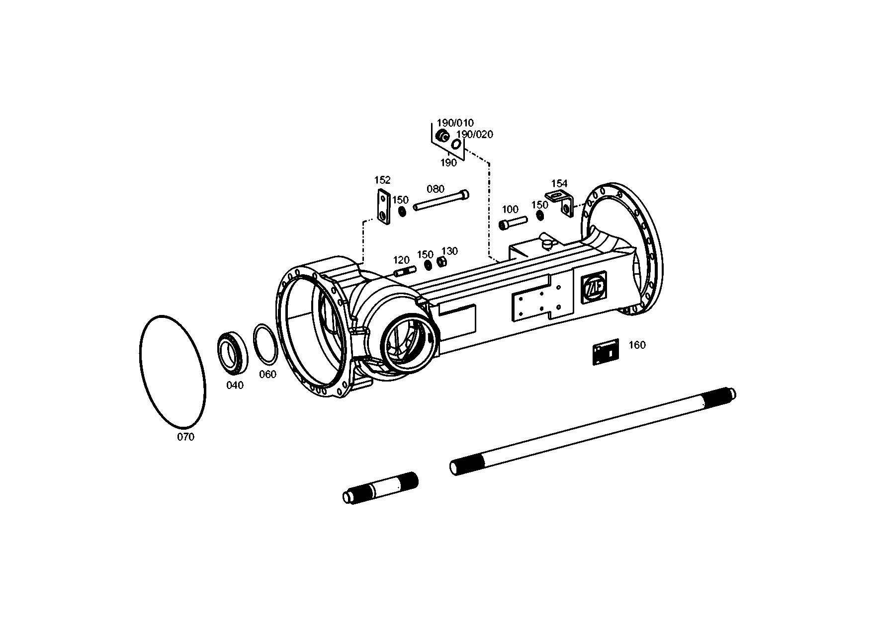 drawing for JOHN DEERE PG200056 - O-RING (figure 5)