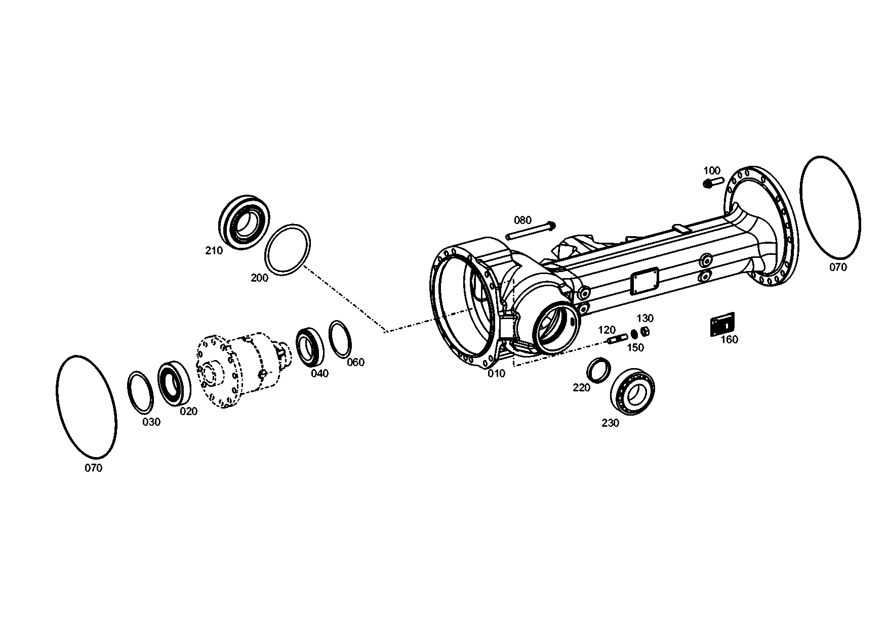 drawing for EVOBUS A0003539977 - WASHER (figure 2)
