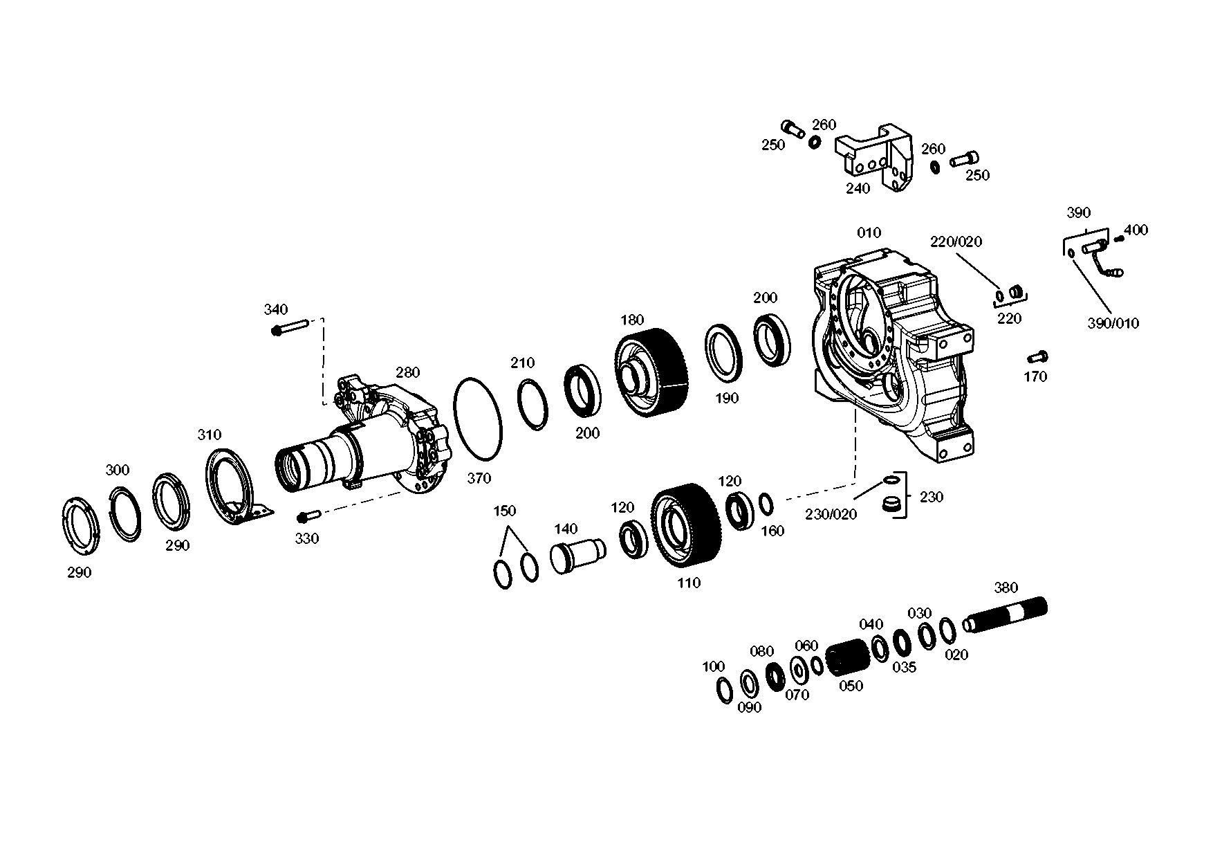 drawing for EVOBUS A0009903260 - SLOTTED NUT (figure 3)