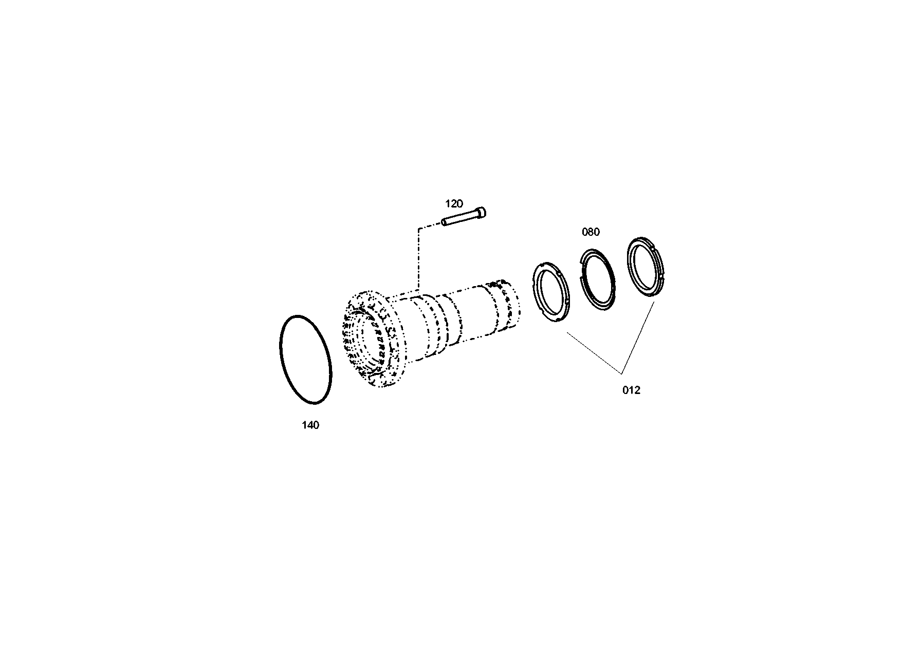 drawing for ATLAS-COPCO-DOMINE 99700830229 - O-RING (figure 5)
