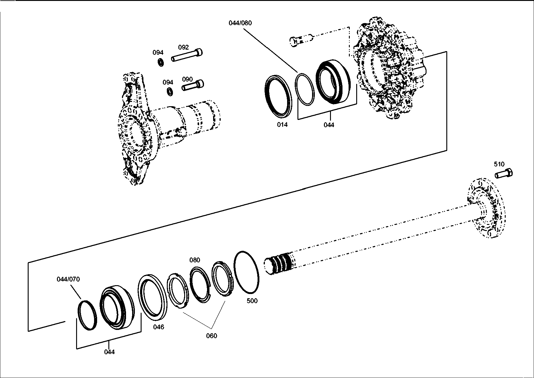 drawing for KOMATSU LTD. 4905208M1 - O-RING (figure 3)