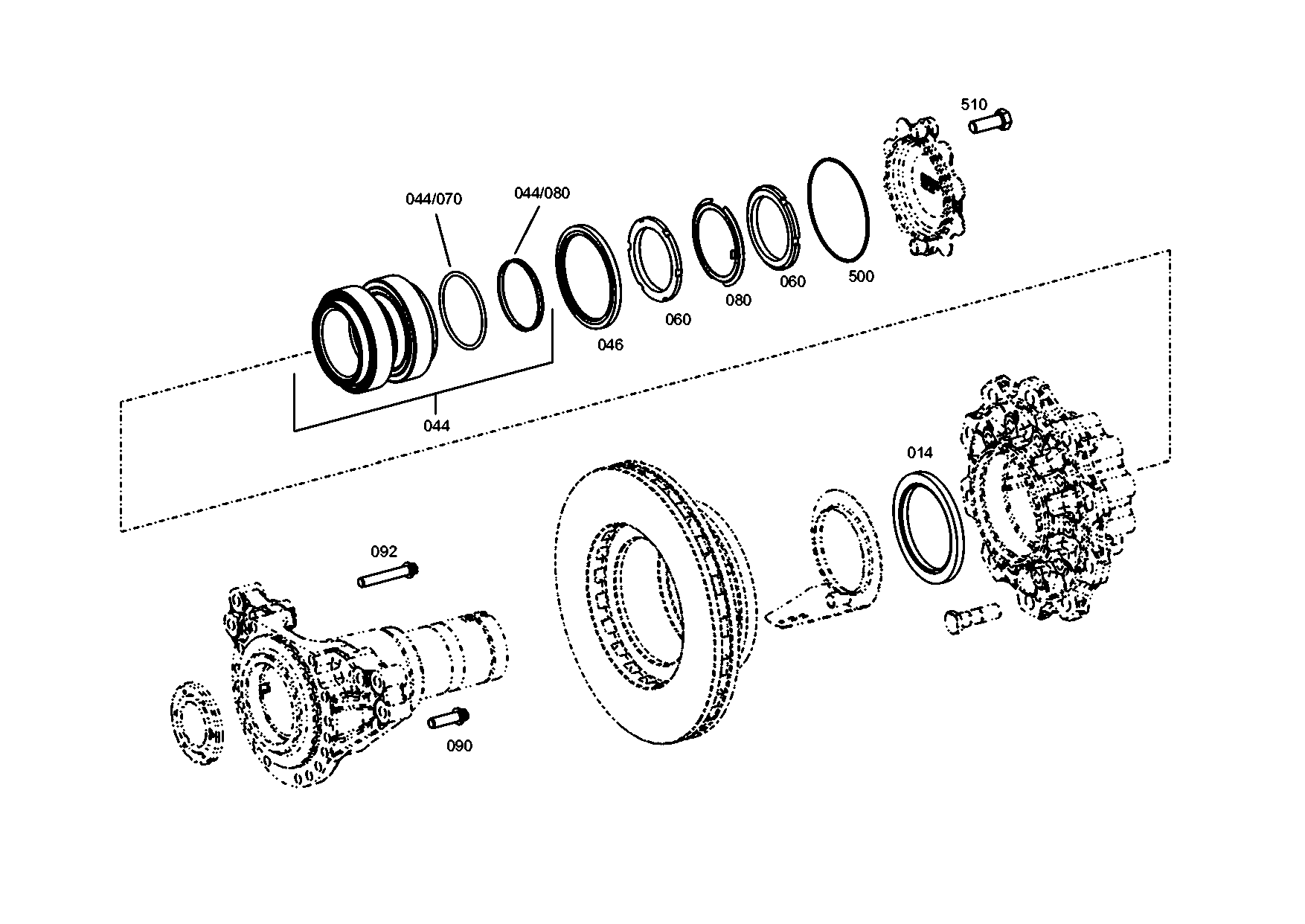 drawing for MANNESMANN-DEMAG BAUMASCHINEN 47151212 - O-RING (figure 4)
