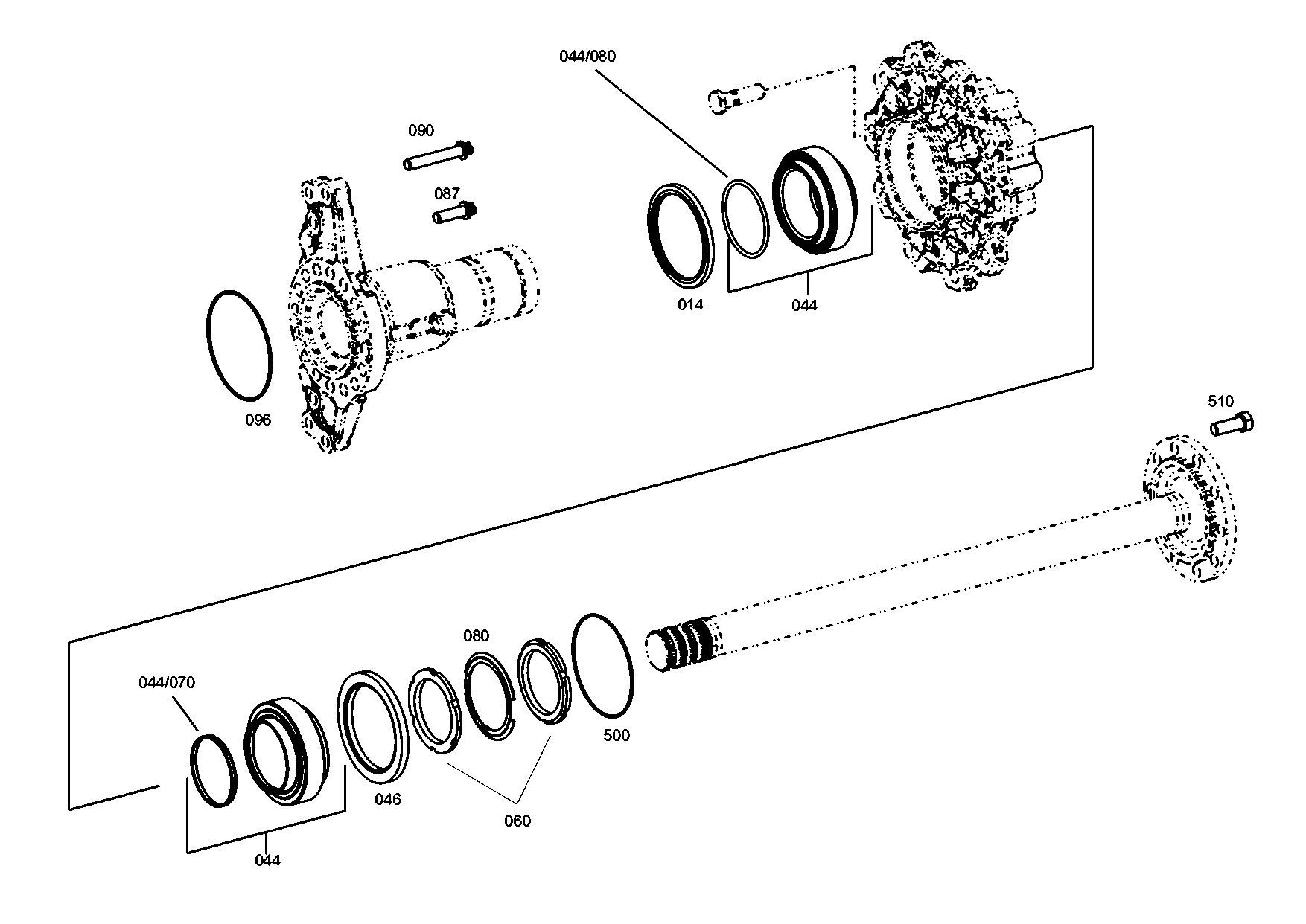 drawing for MANNESMANN-DEMAG BAUMASCHINEN 47151212 - O-RING (figure 5)