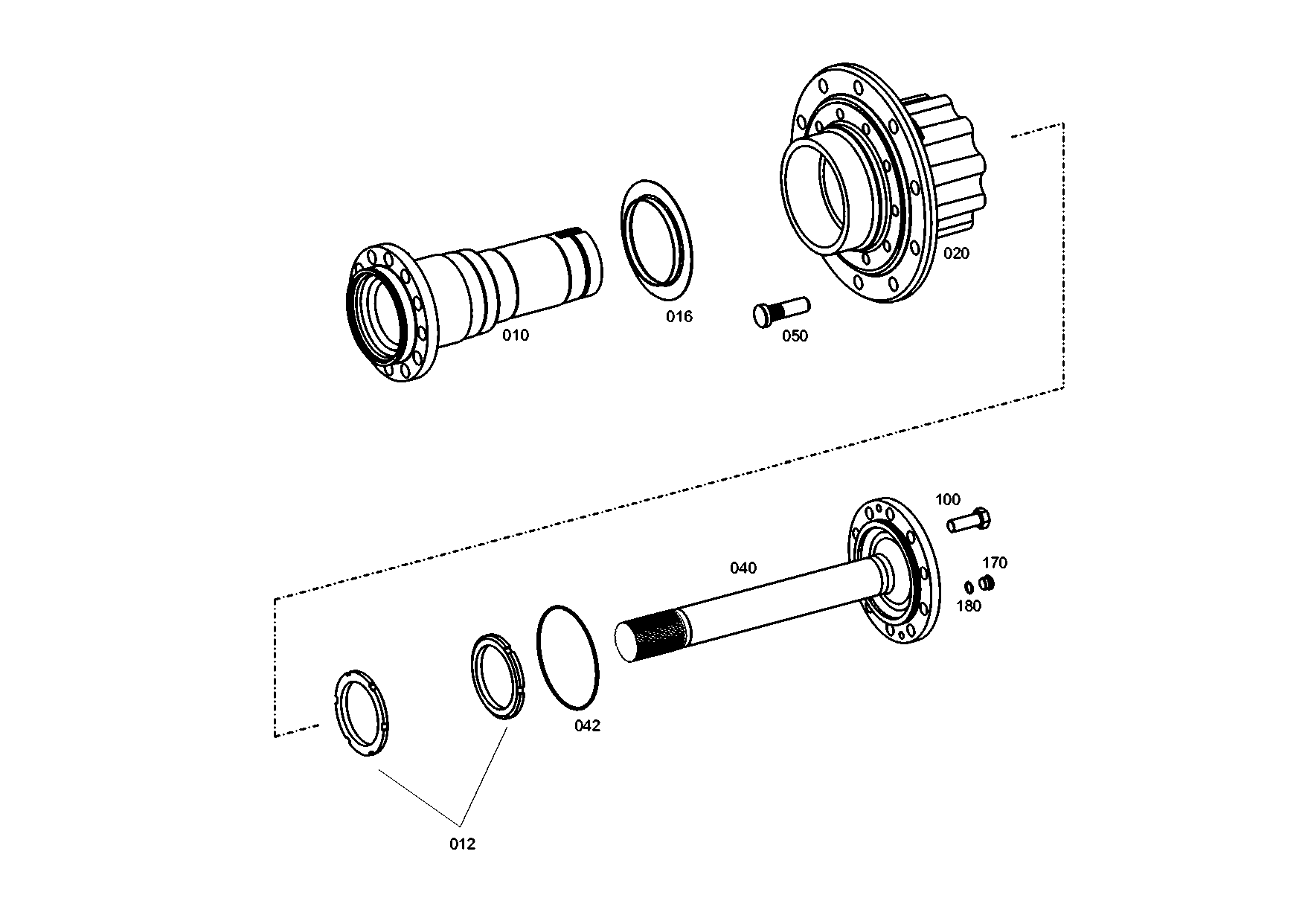 drawing for AGCO 35118000 - WHEEL STUD (figure 4)