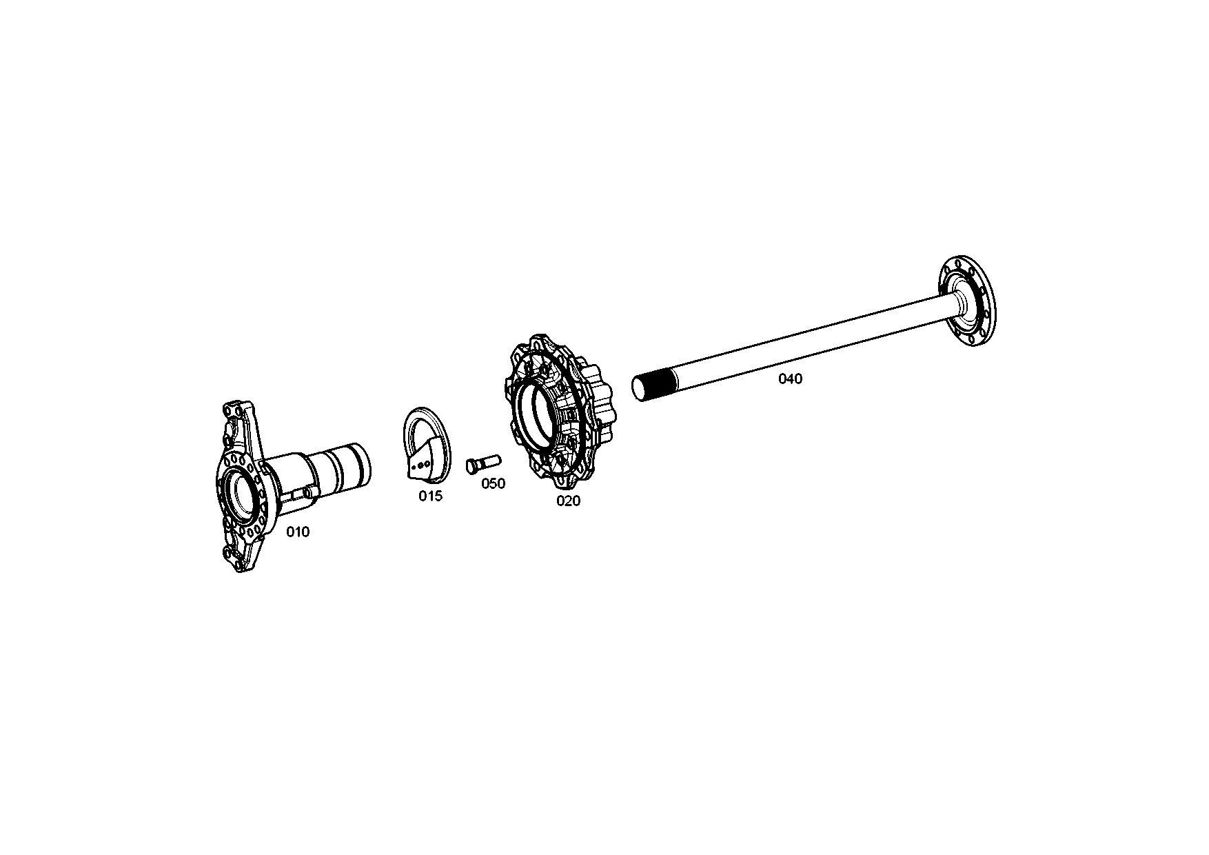 drawing for CNH NEW HOLLAND 84354740 - WHEEL STUD (figure 4)