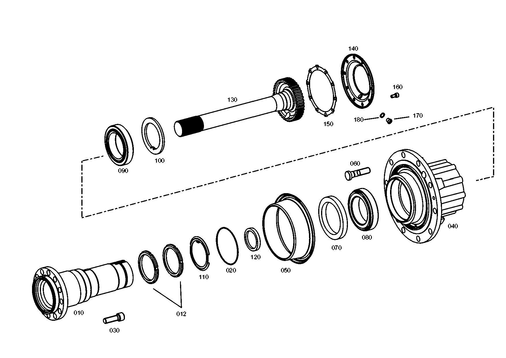 drawing for EVOBUS A0249975547 - SHAFT SEAL (figure 4)