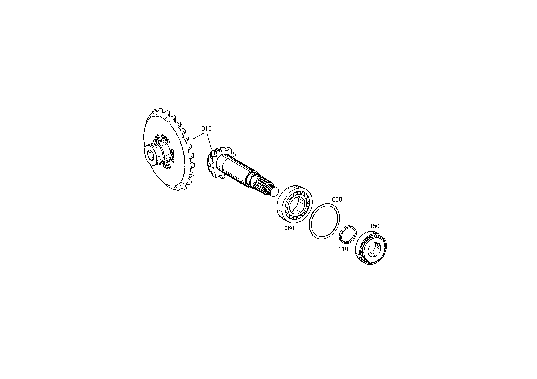 drawing for KRAMER WERKE GMBH 1000087067 - RING (figure 1)