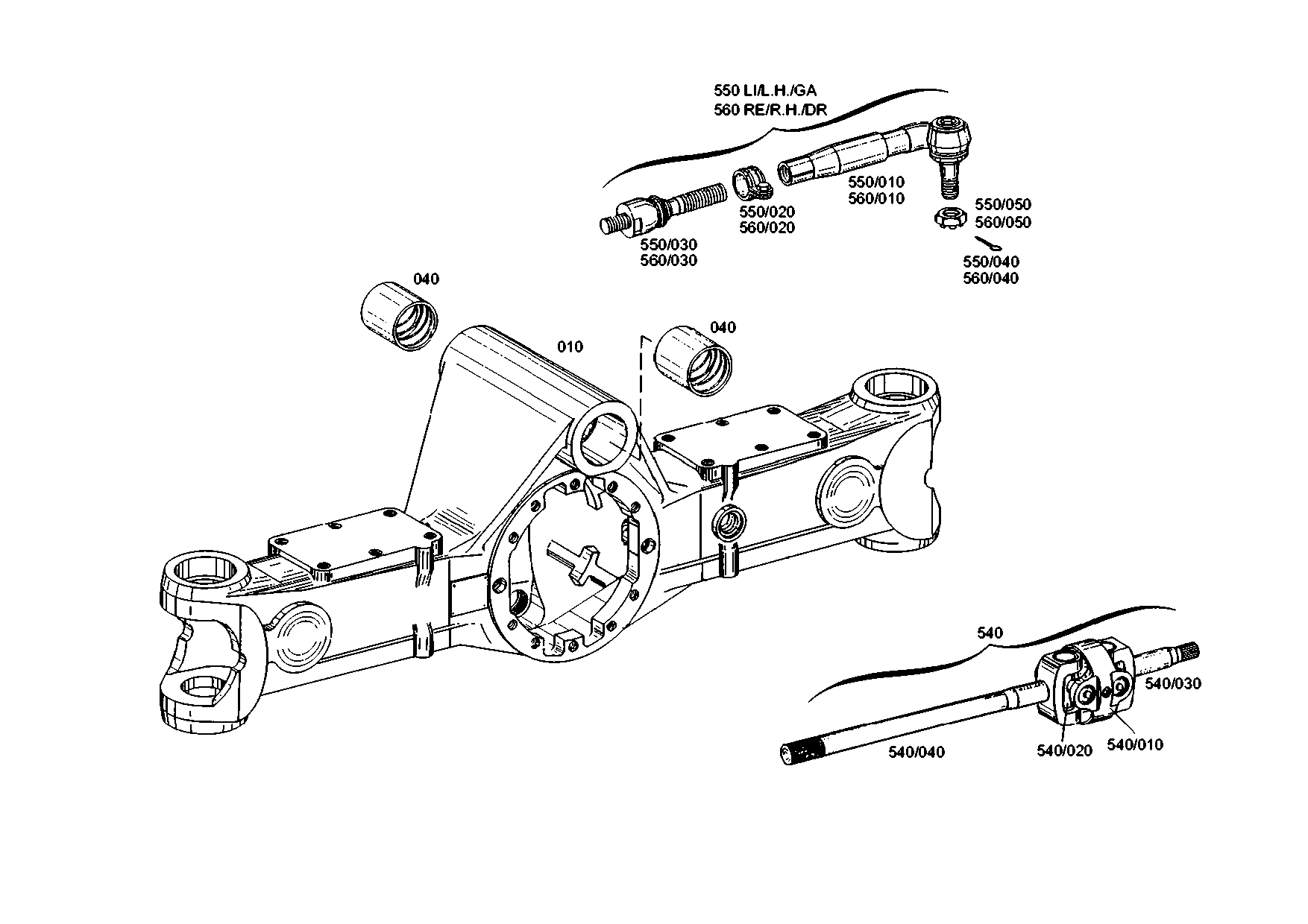 drawing for LIEBHERR GMBH 10216559 - TIE ROD (figure 4)
