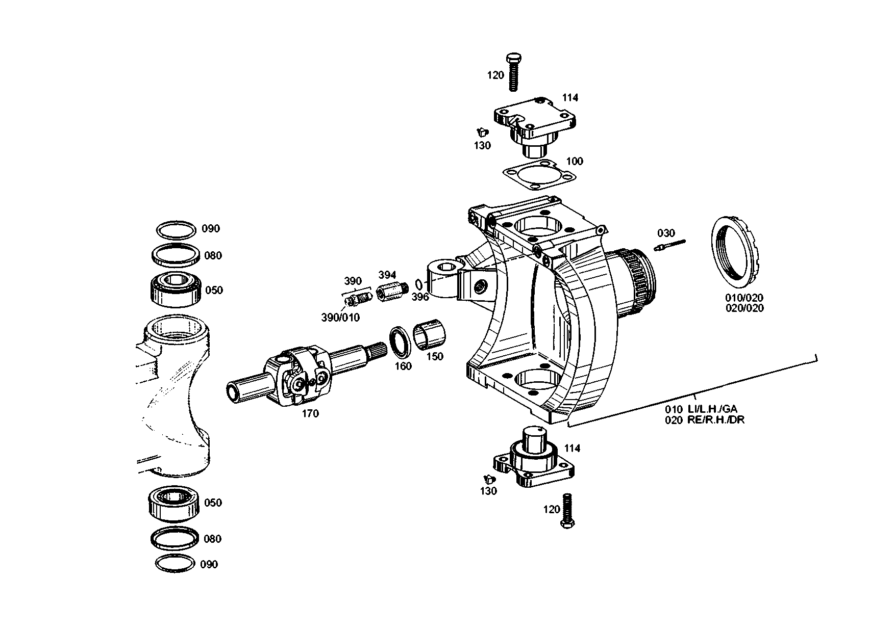 drawing for JOHN DEERE AT321482 - DOUBLE JOINT (figure 2)