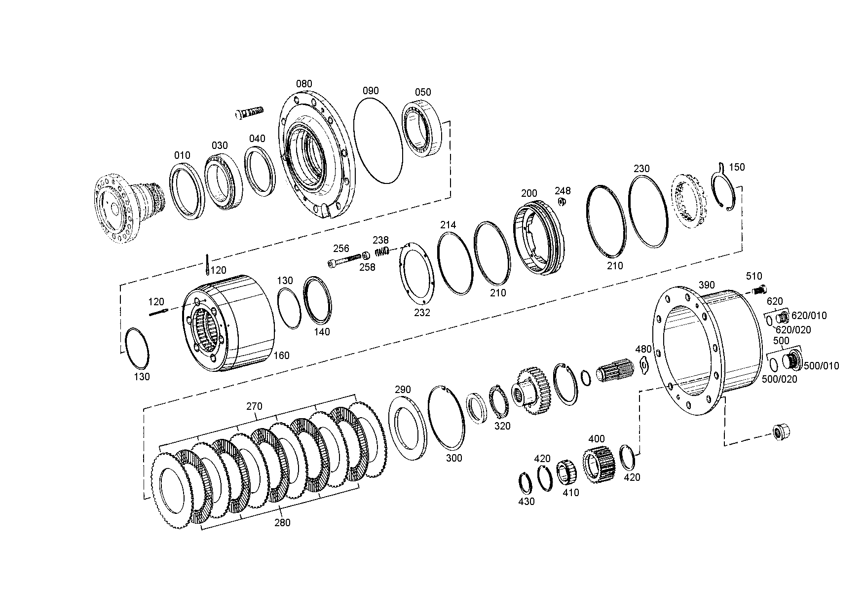 drawing for AGCO F380306020220 - CYLINDER ROLLER BEARING