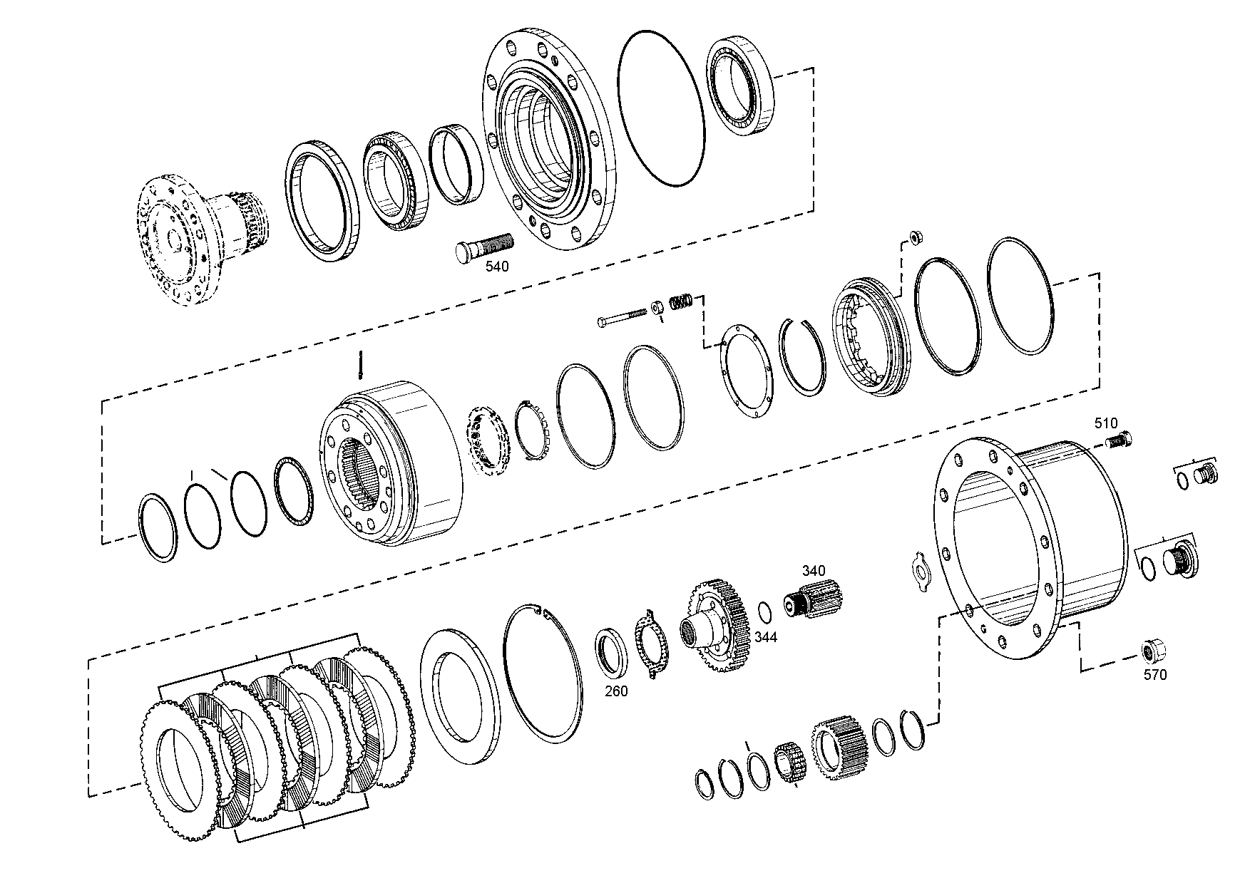 drawing for JLG INDUSTRIES, INC. 072132109 - WHEEL NUT (figure 1)