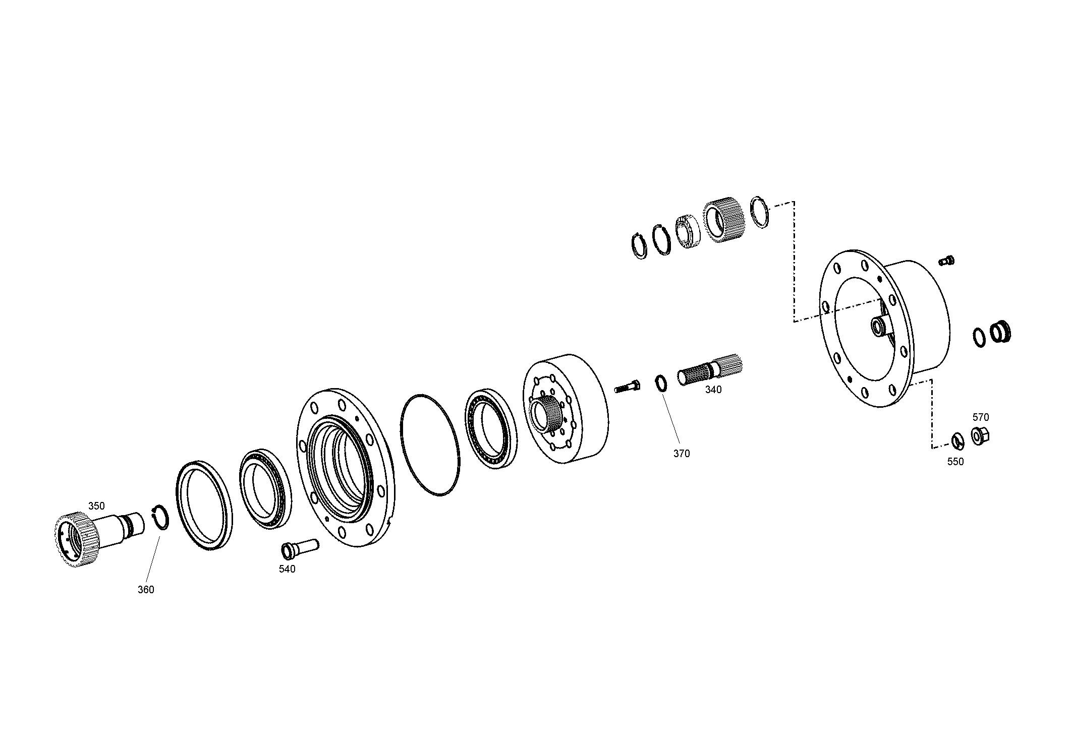 drawing for AGCO 3176349M1 - WHEEL STUD (figure 2)
