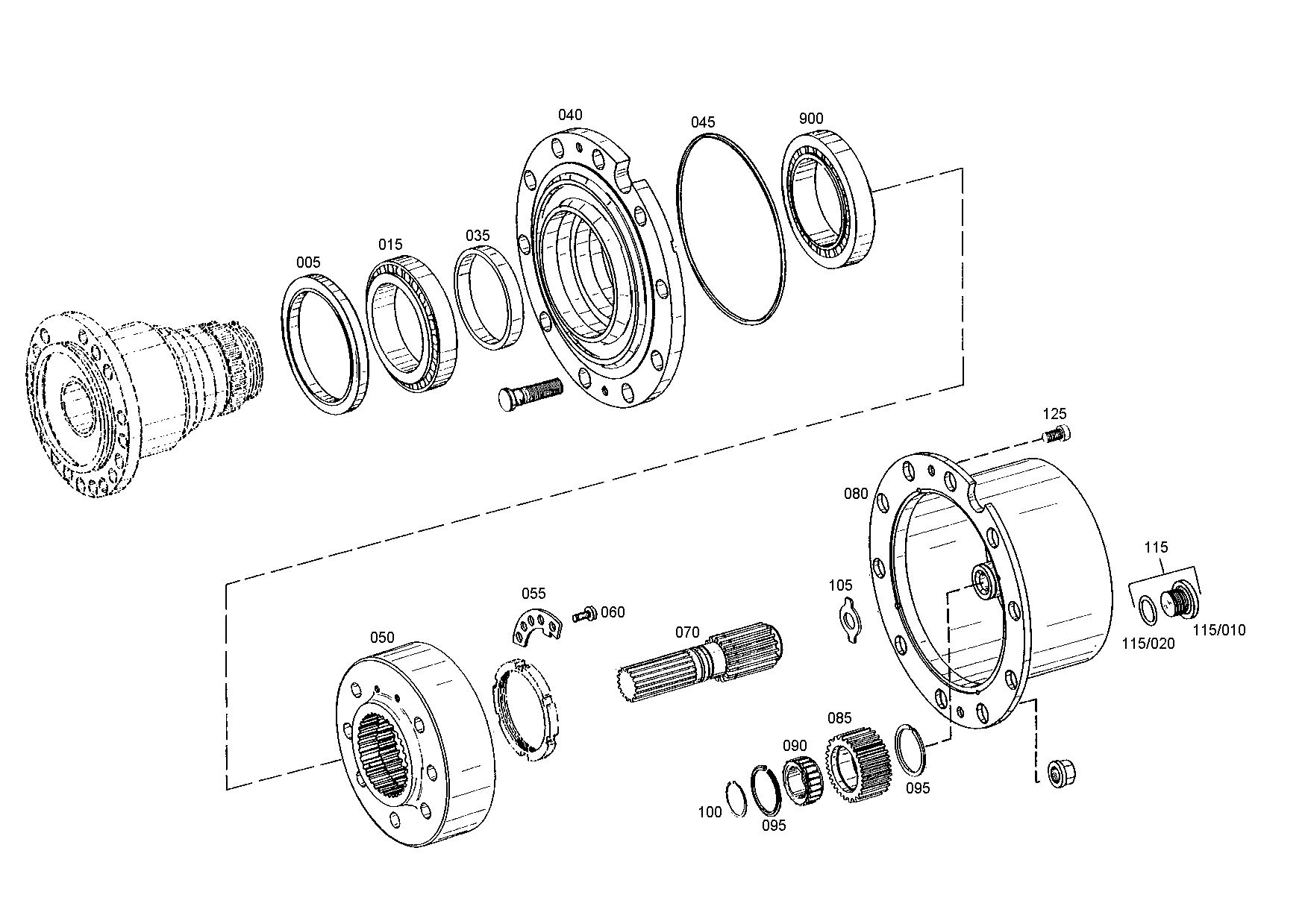 drawing for JOHN DEERE AT218791 - SUN GEAR (figure 2)