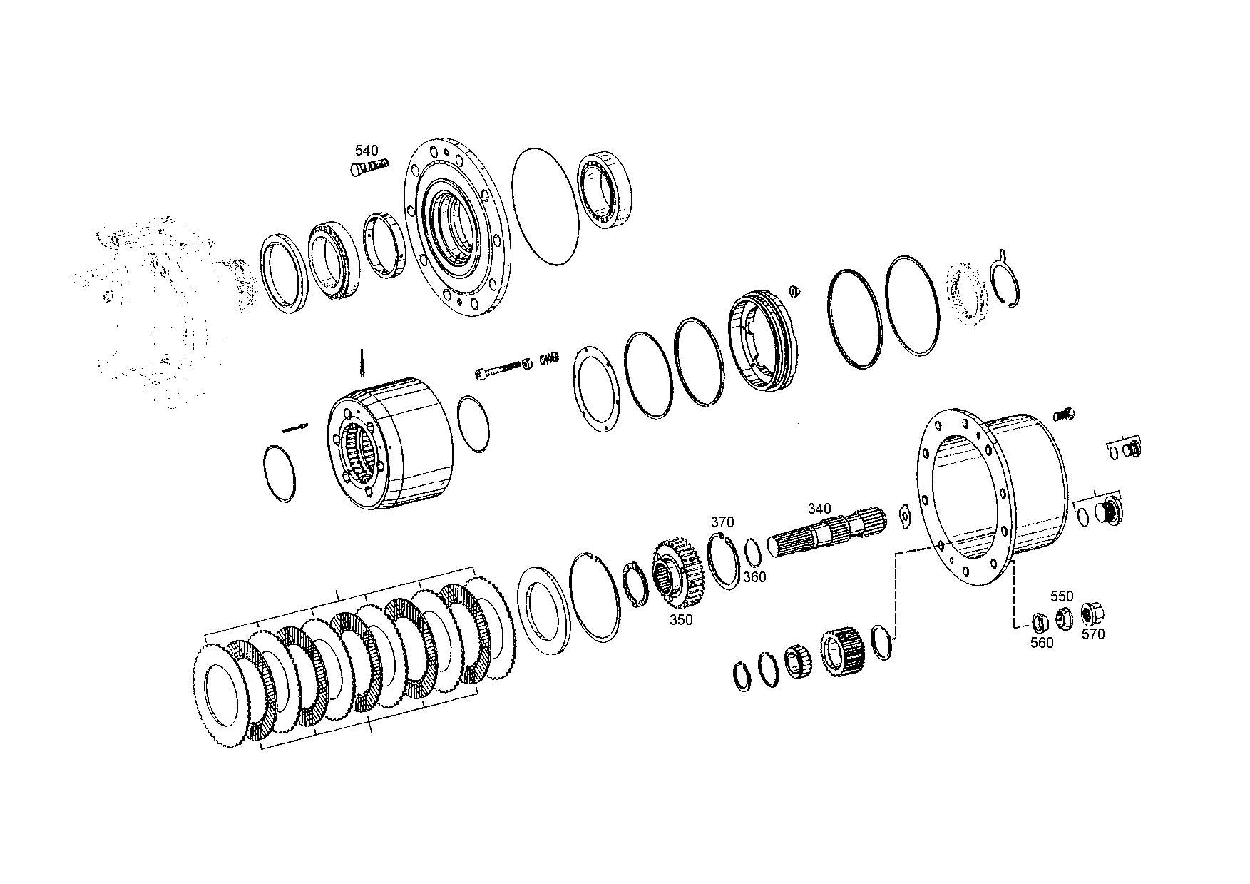 drawing for DOOSAN 023841 - CENTERING RING (figure 2)