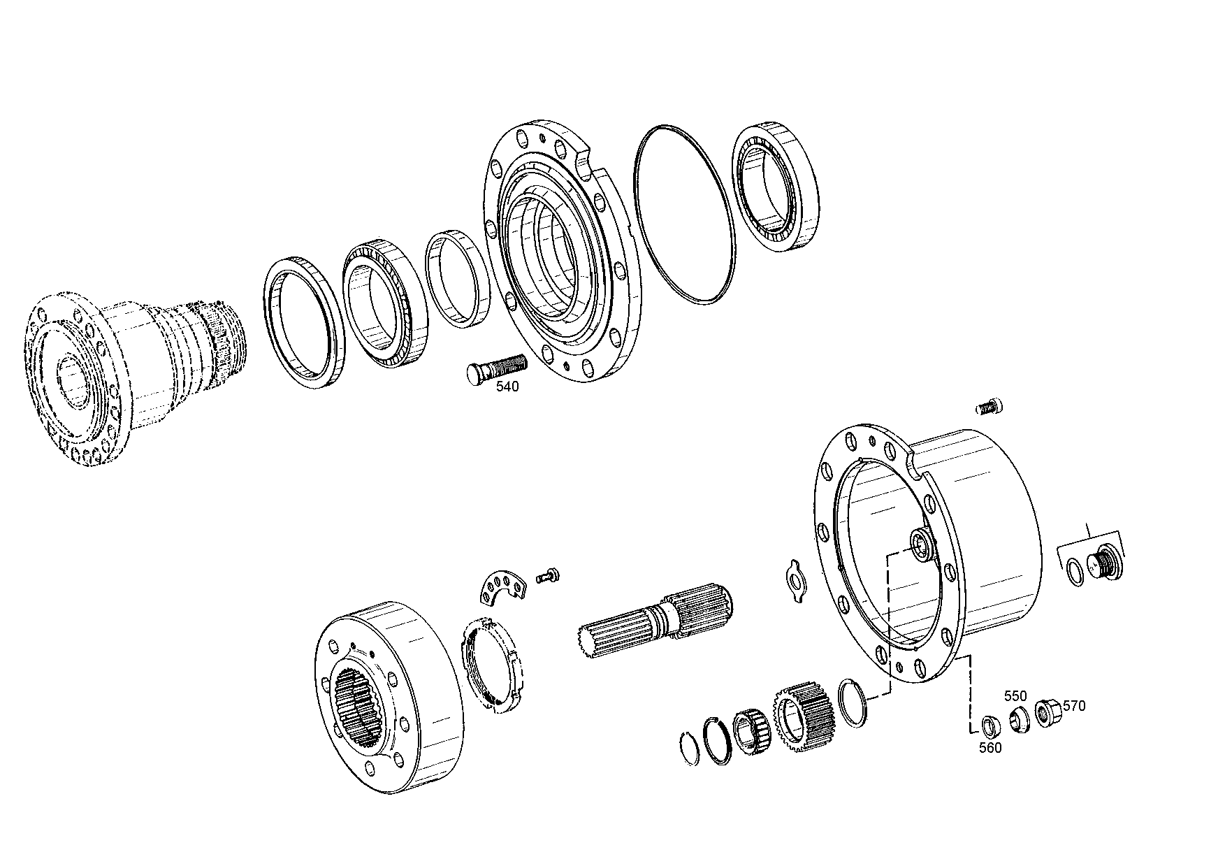 drawing for DOOSAN 023841 - CENTERING RING (figure 3)