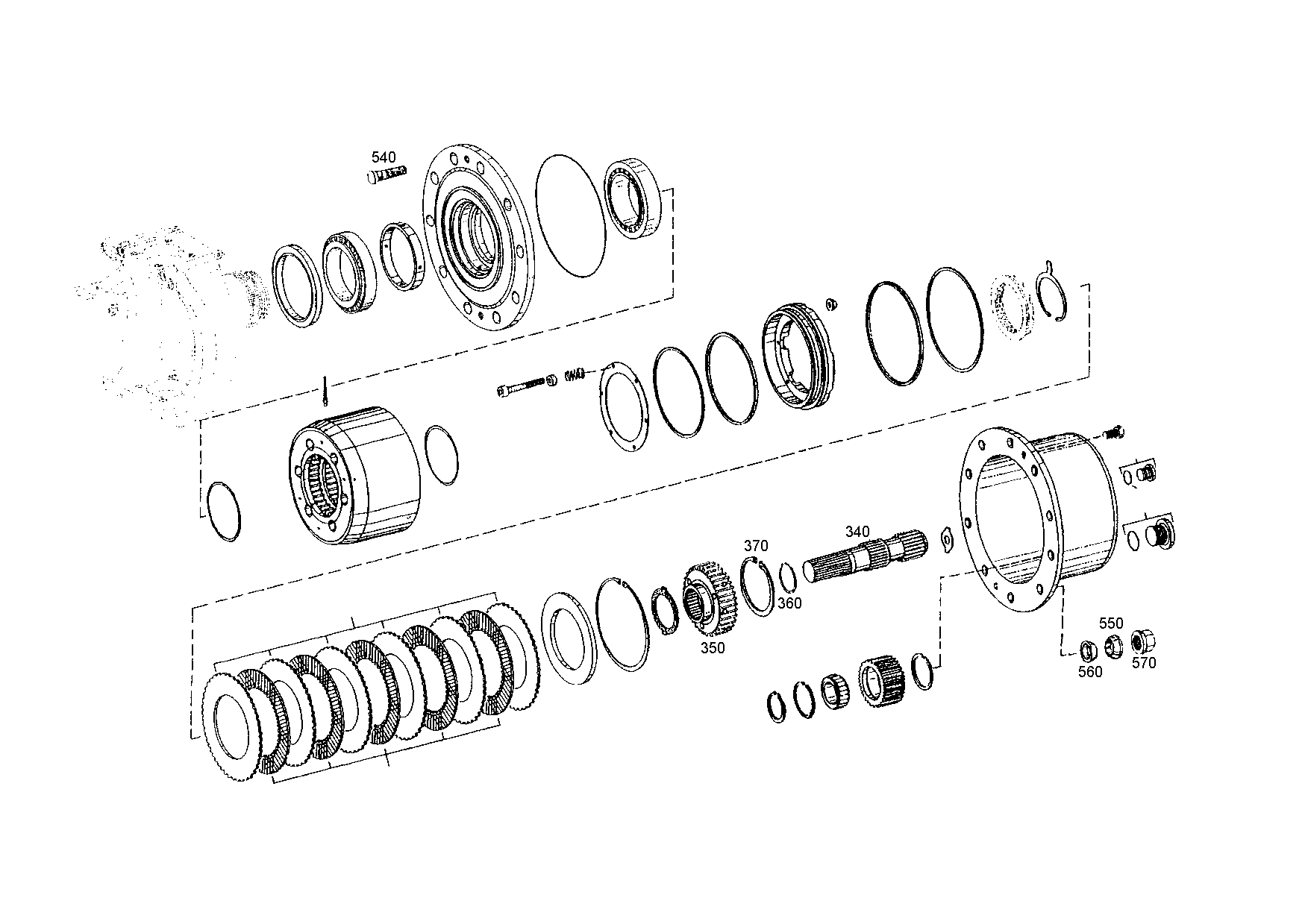 drawing for BOMAG H-1000000935 - CENTERING RING (figure 2)