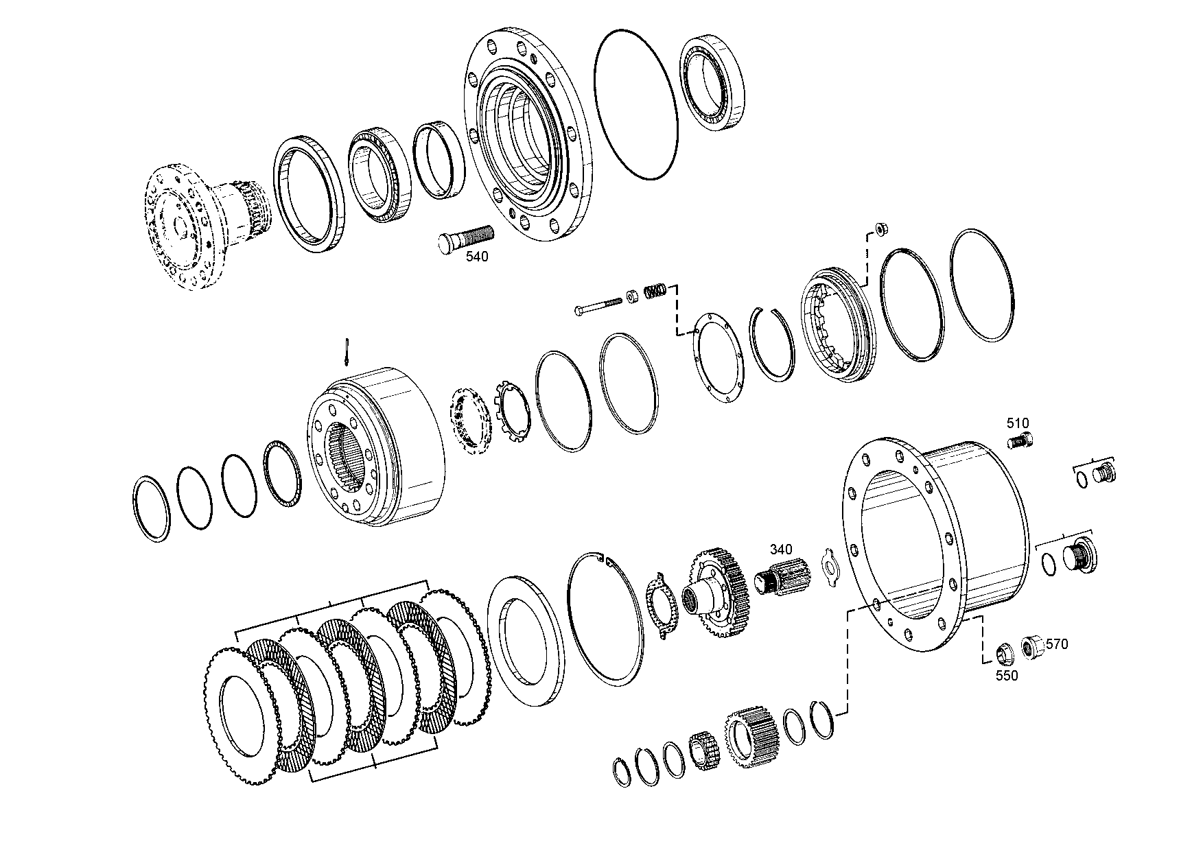 drawing for SCHOPF MASCHINENBAU GMBH 13824 - WHEEL STUD (figure 1)